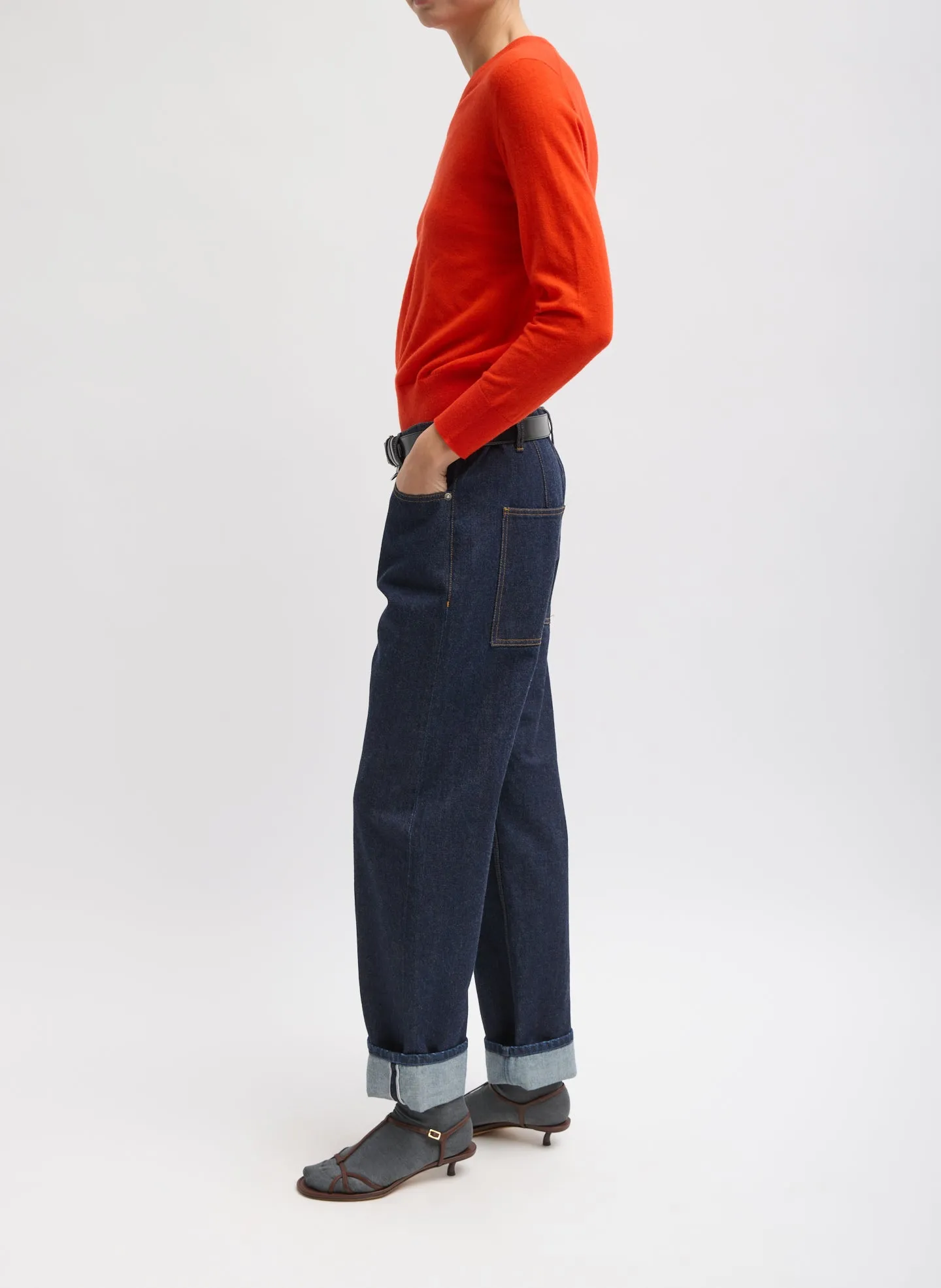 Selvage Denim 5 Pocket Alec Jean sold by Tibi product image thumbnail 2