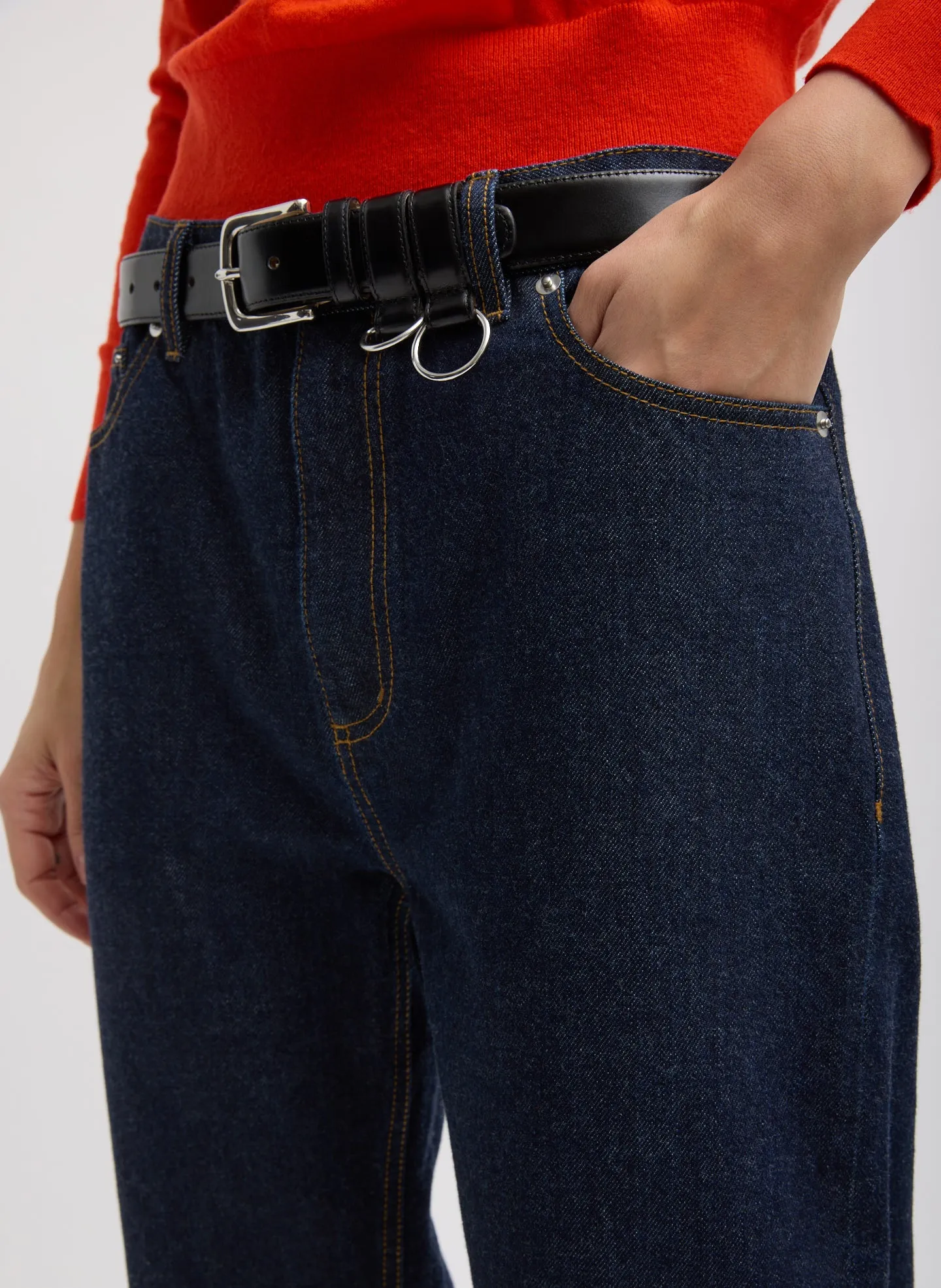 Selvage Denim 5 Pocket Alec Jean sold by Tibi product image thumbnail 4