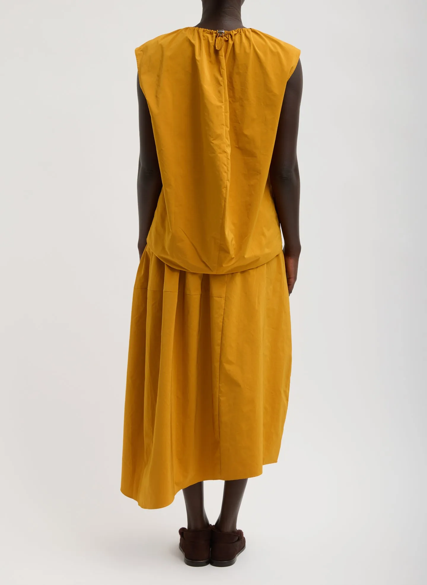 Nylon Shirred Neck Top sold by Tibi product image thumbnail 5