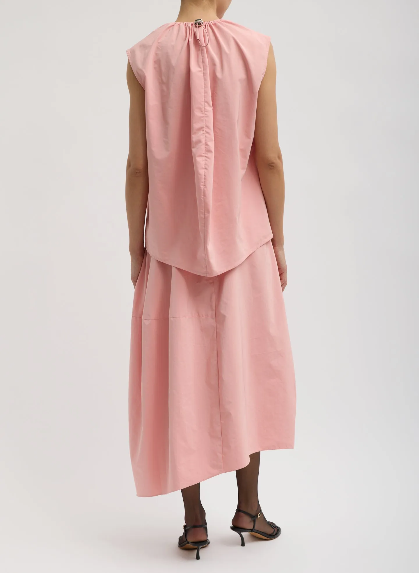 Nylon Shirred Neck Top sold by Tibi product image thumbnail 5