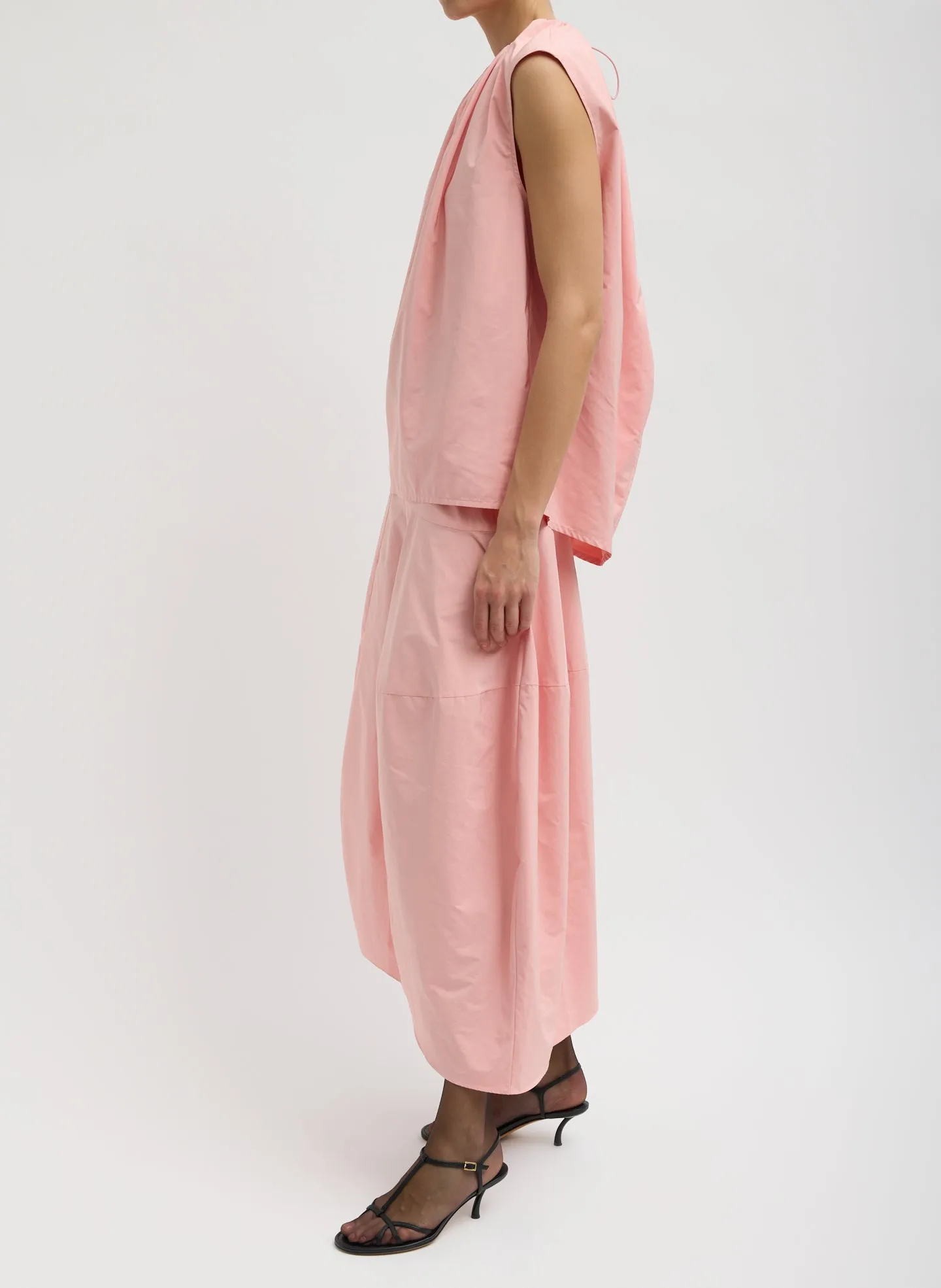 Nylon Shirred Neck Top sold by Tibi product image thumbnail 4