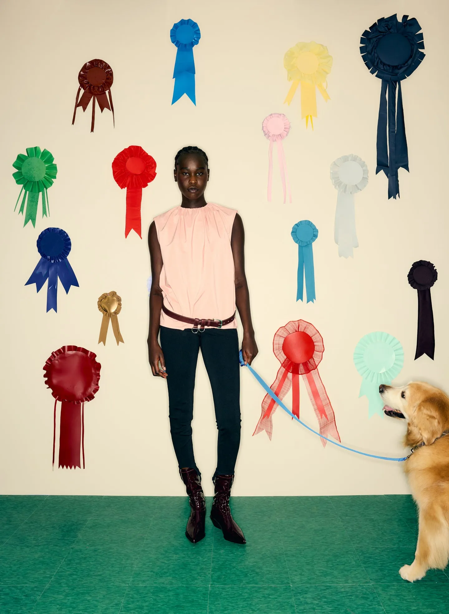 Nylon Shirred Neck Top sold by Tibi product image thumbnail 2