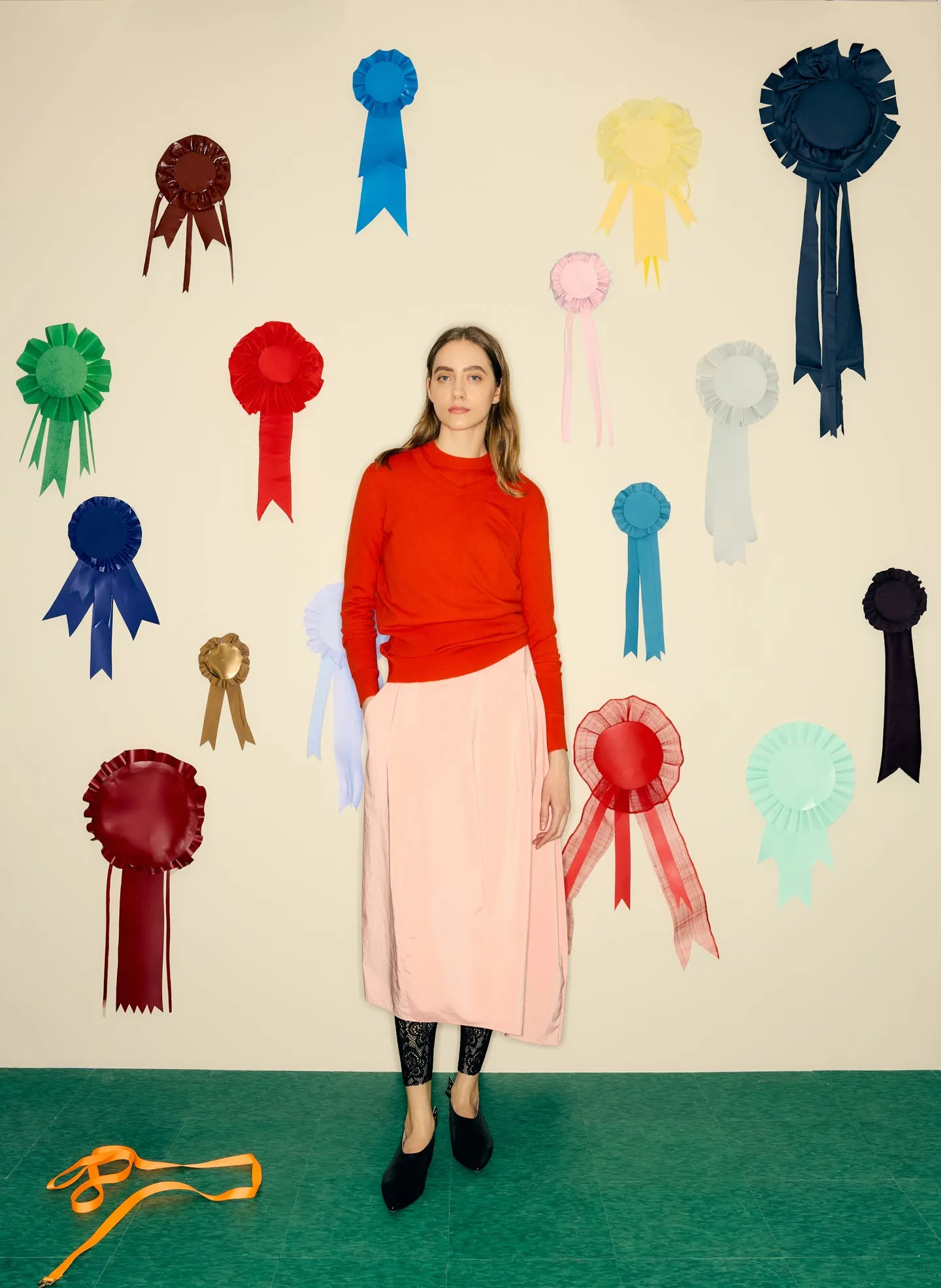 Nylon Asymmetrical Balloon Skirt sold by Tibi product image thumbnail 2