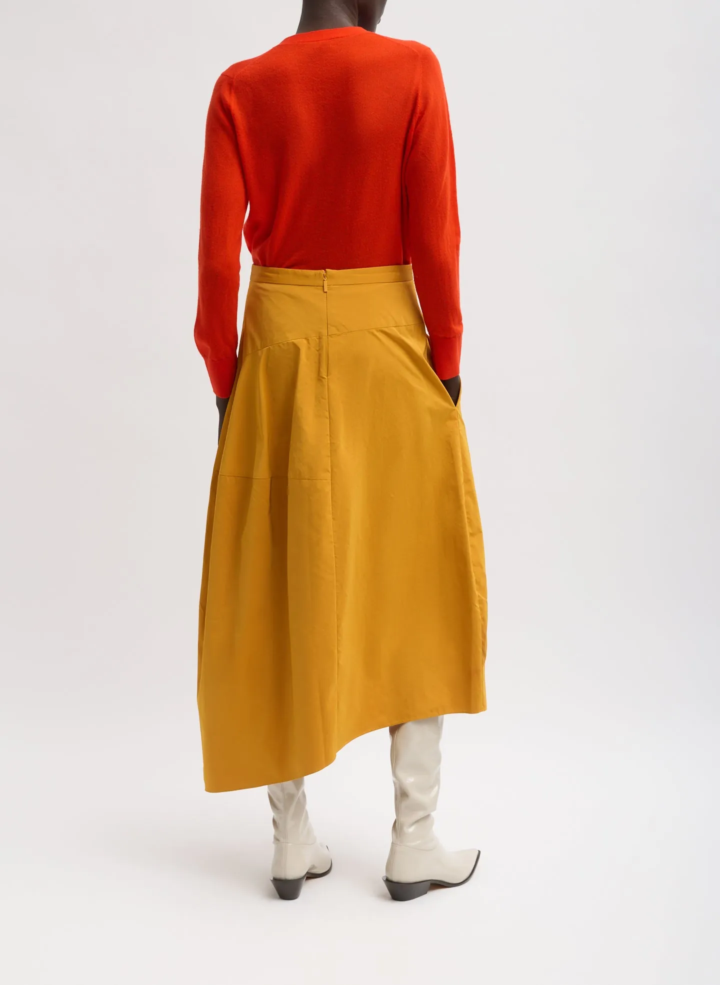 Nylon Asymmetrical Balloon Skirt sold by Tibi product image thumbnail 4