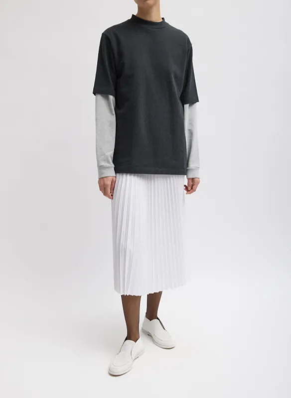 Nylon Pleating Sunray Pull On Skirt sold by Tibi