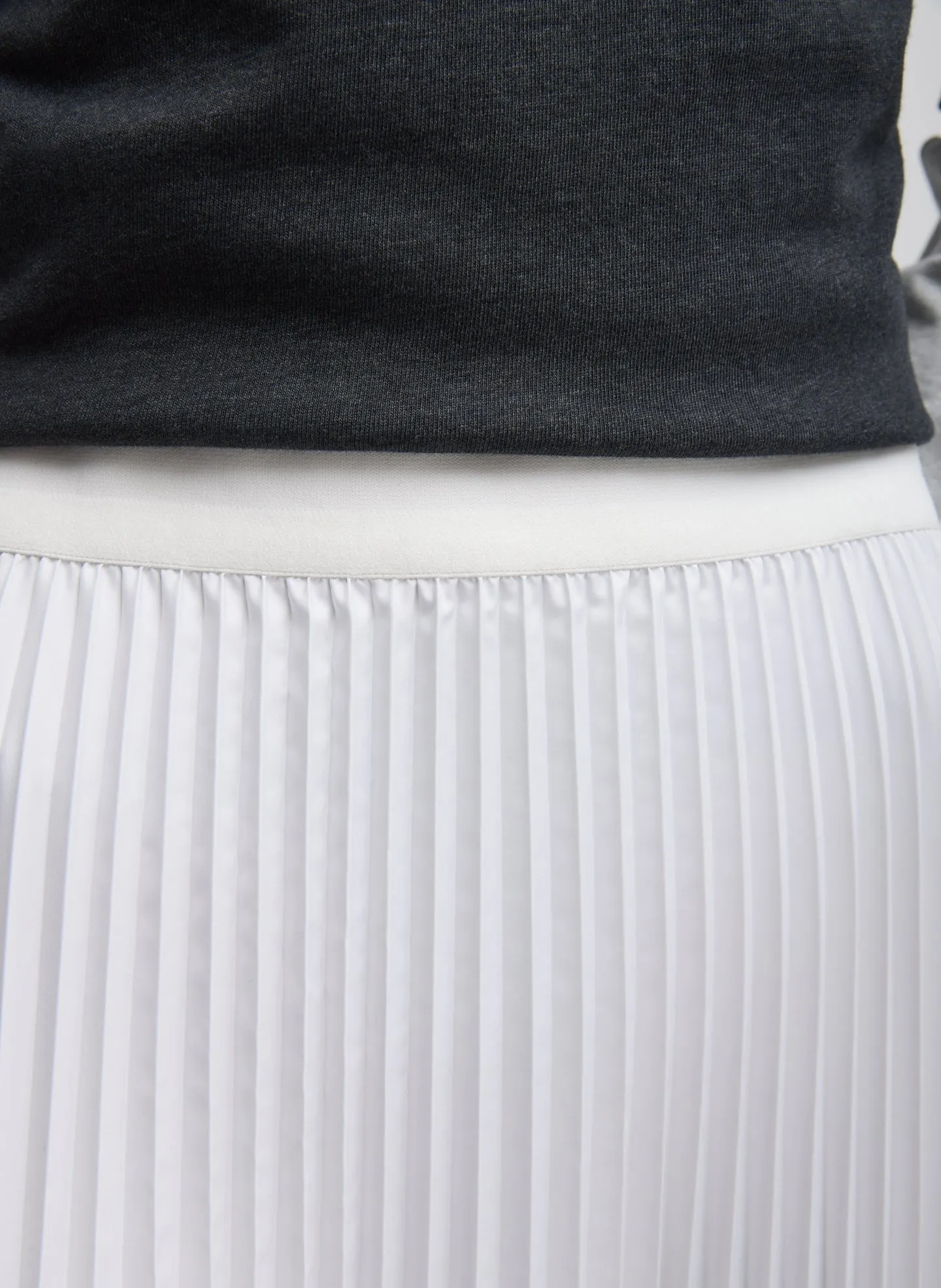 Nylon Pleating Sunray Pull On Skirt sold by Tibi product image thumbnail 5