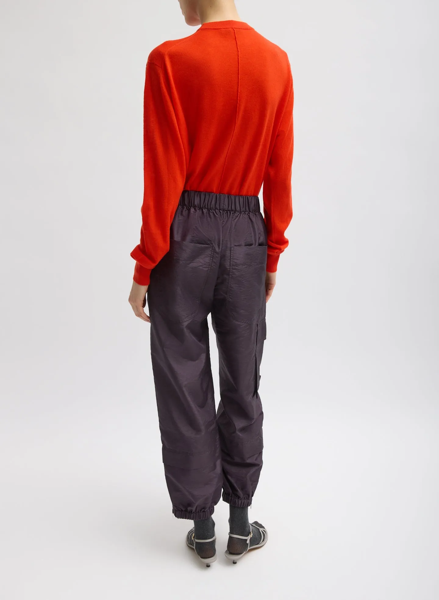 Crispy Nylon Wilt Pull On Jogger sold by Tibi product image thumbnail 4
