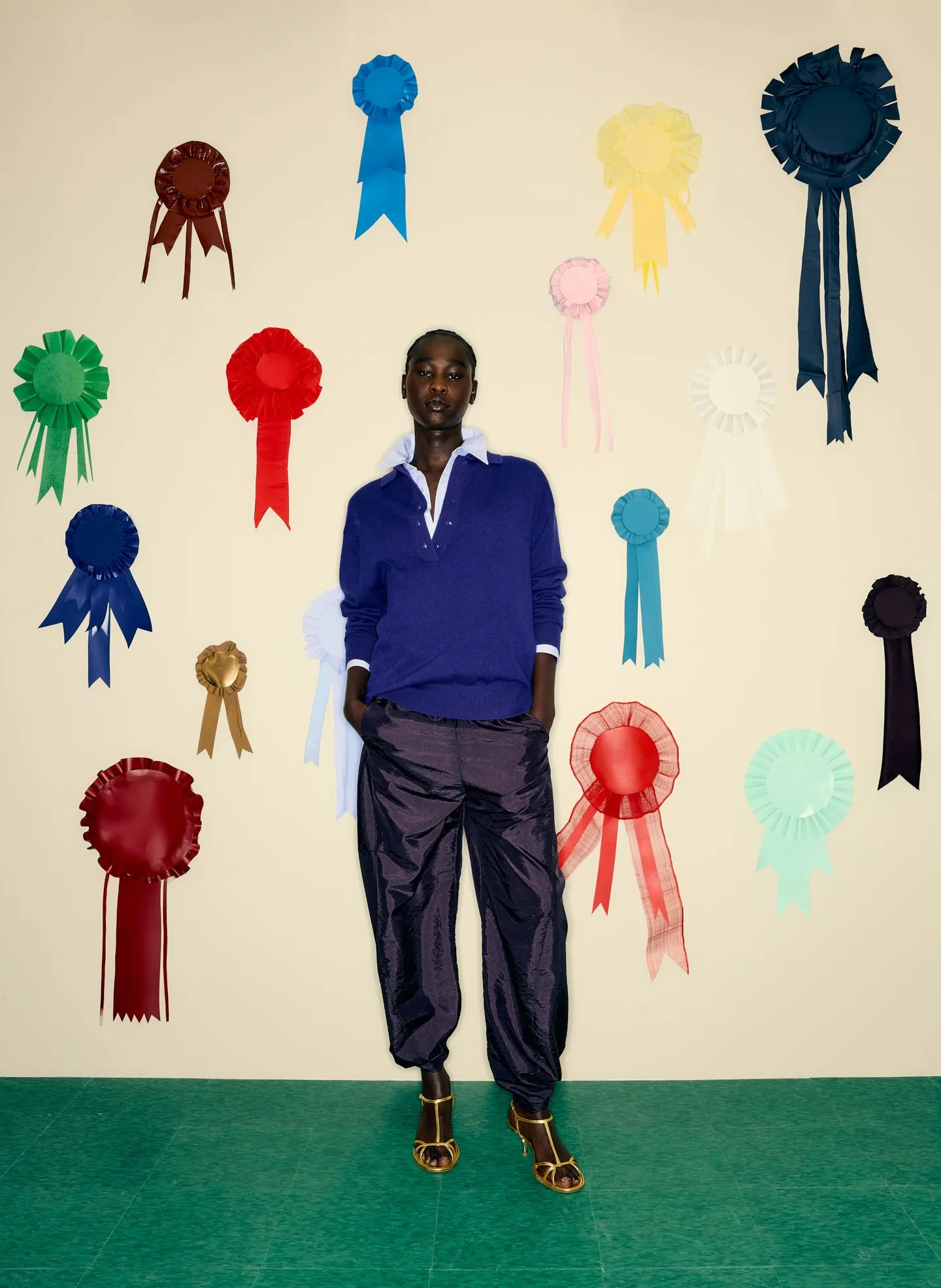 Crispy Nylon Wilt Pull On Jogger sold by Tibi product image thumbnail 2