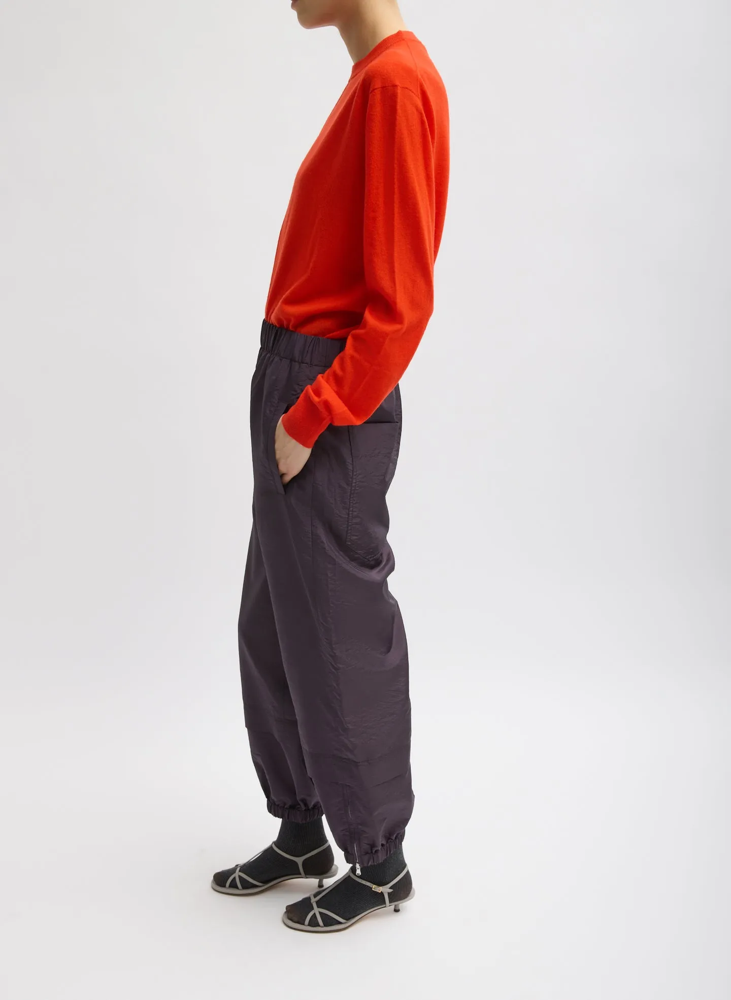 Crispy Nylon Wilt Pull On Jogger sold by Tibi product image thumbnail 3