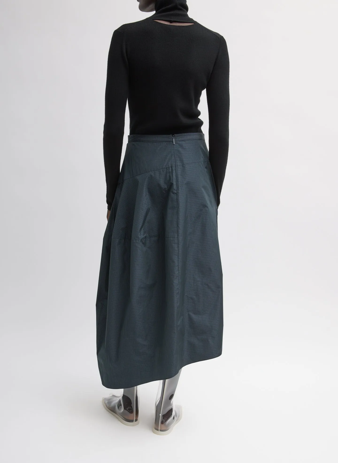 Menswear Nylon Asymmetrical Balloon Skirt sold by Tibi product image thumbnail 4