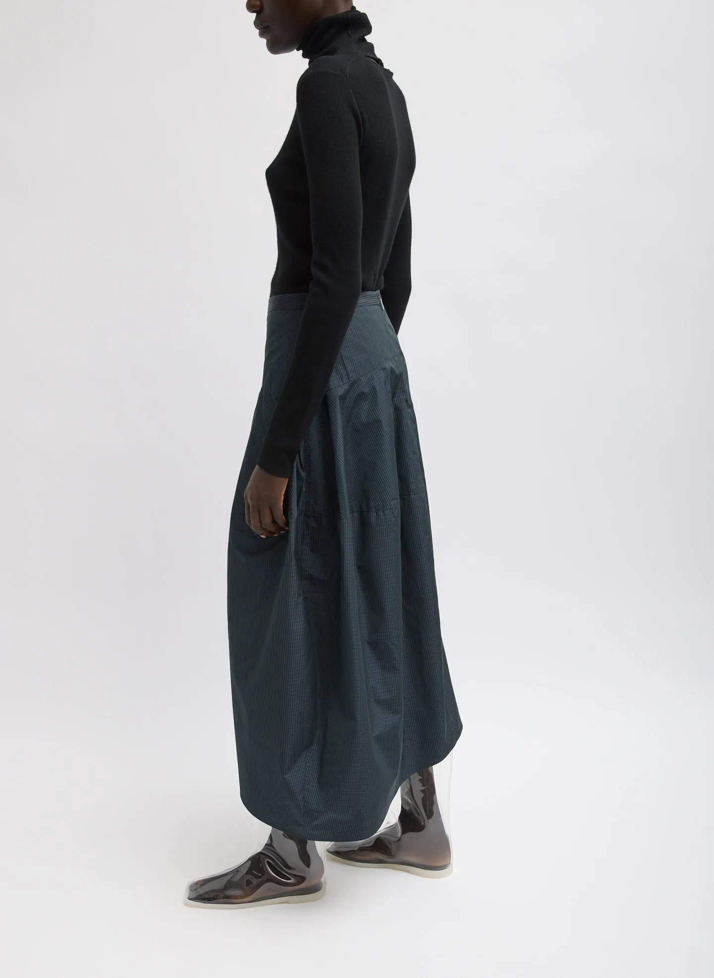 Menswear Nylon Asymmetrical Balloon Skirt sold by Tibi product image thumbnail 2