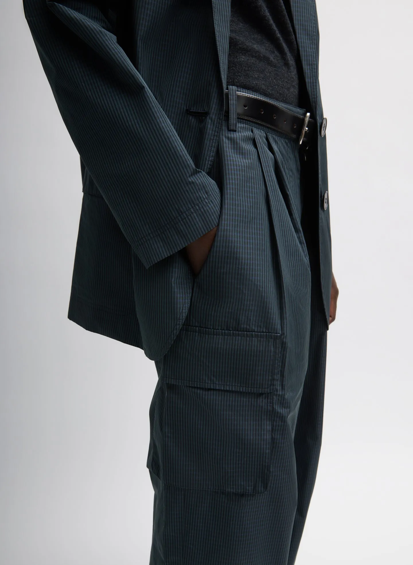 Menswear Nylon Stella Pleated Cargo Pant sold by Tibi product image thumbnail 5