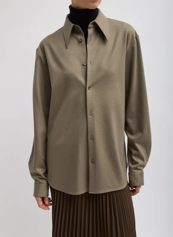 Double Knit Classic Men's Shirt made by Tibi