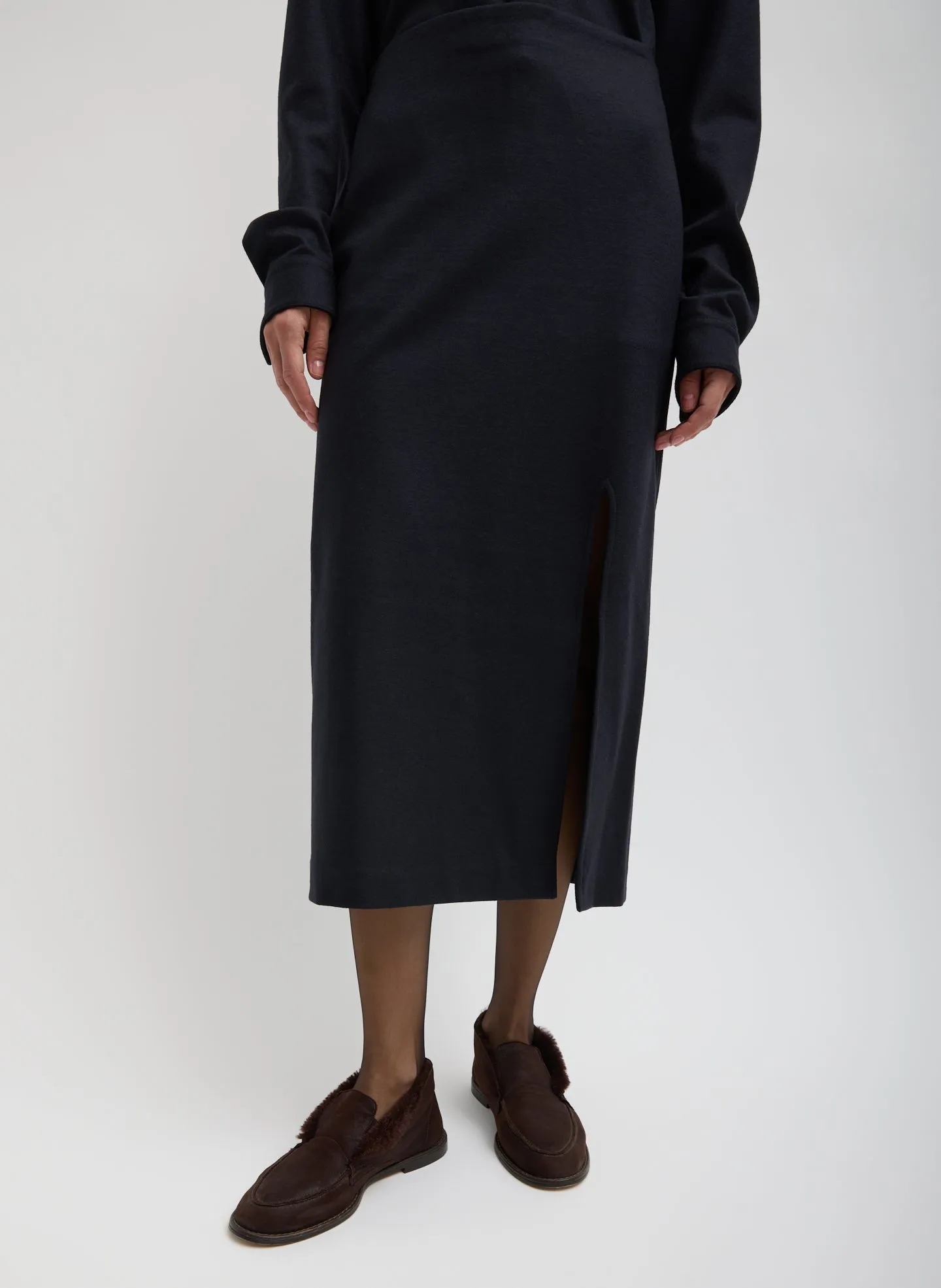 Double Knit Midi Pencil Skirt sold by Tibi product image thumbnail 5