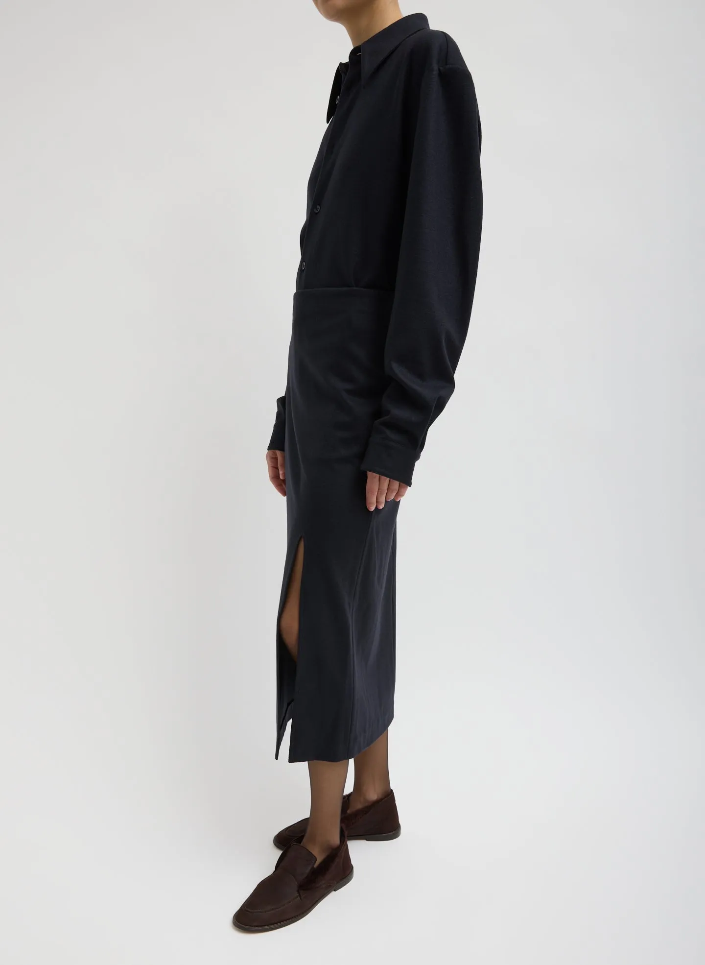 Double Knit Midi Pencil Skirt sold by Tibi product image thumbnail 3