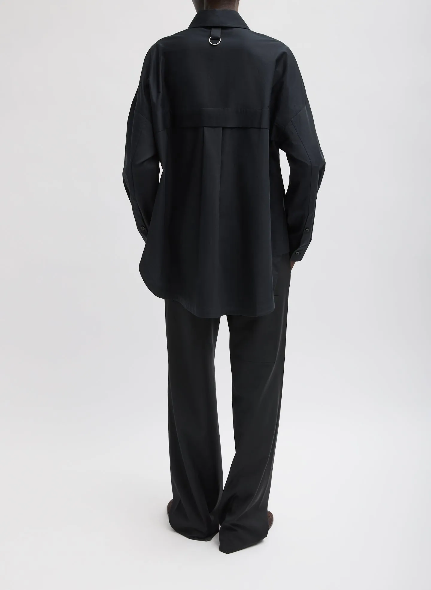 Gabe Oversized Shirt sold by Tibi product image thumbnail 4