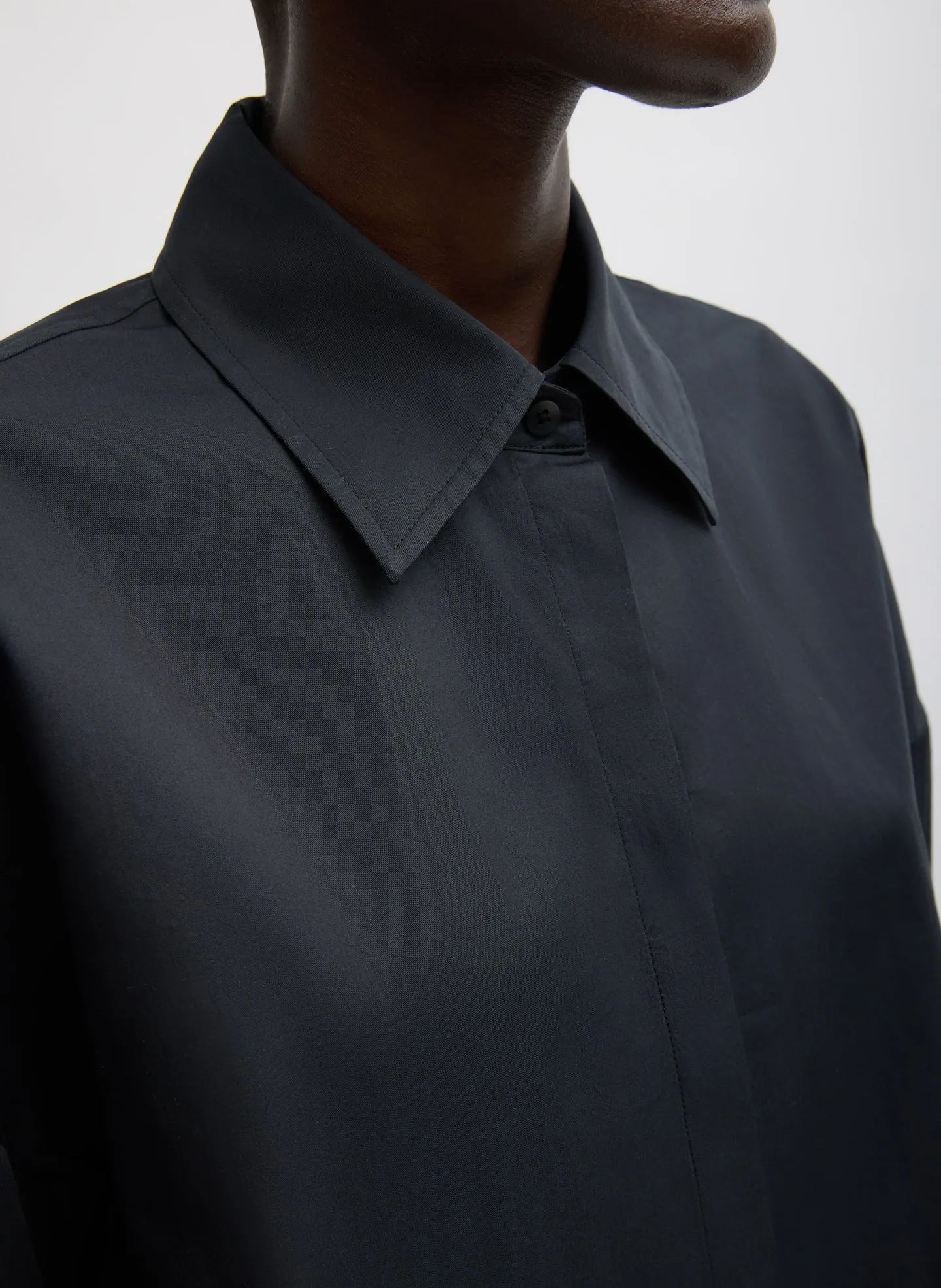 Gabe Oversized Shirt sold by Tibi product image thumbnail 5