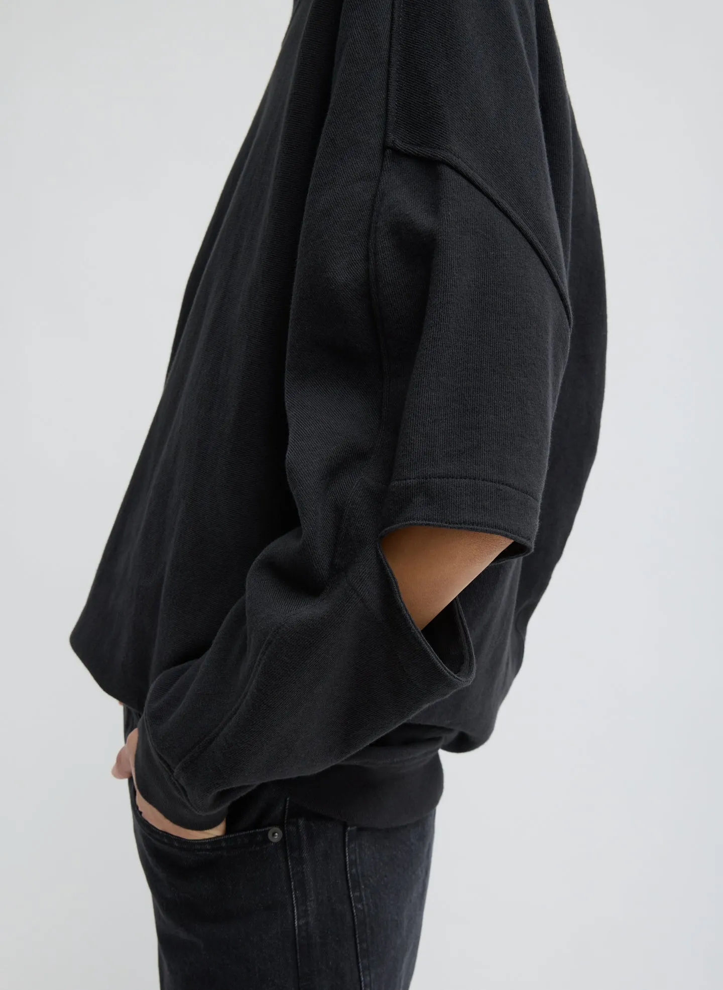 Cocoon Crewneck Sweatshirt sold by Tibi product image thumbnail 4