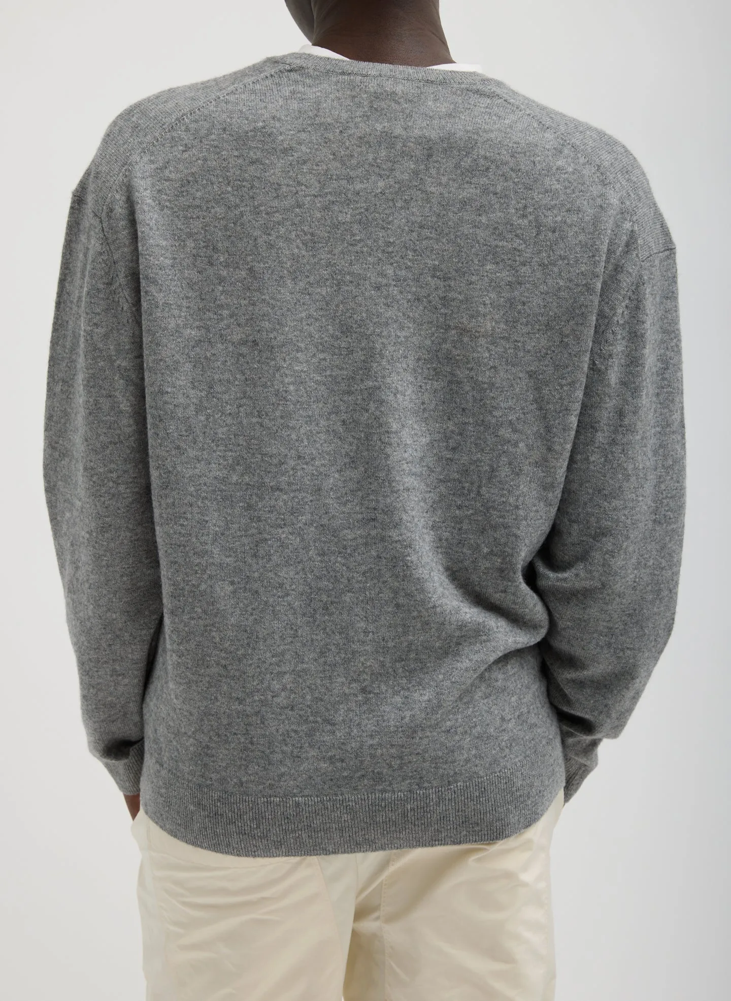 Washable Cashmere Easy V-Neck Sweater sold by Tibi product image thumbnail 3