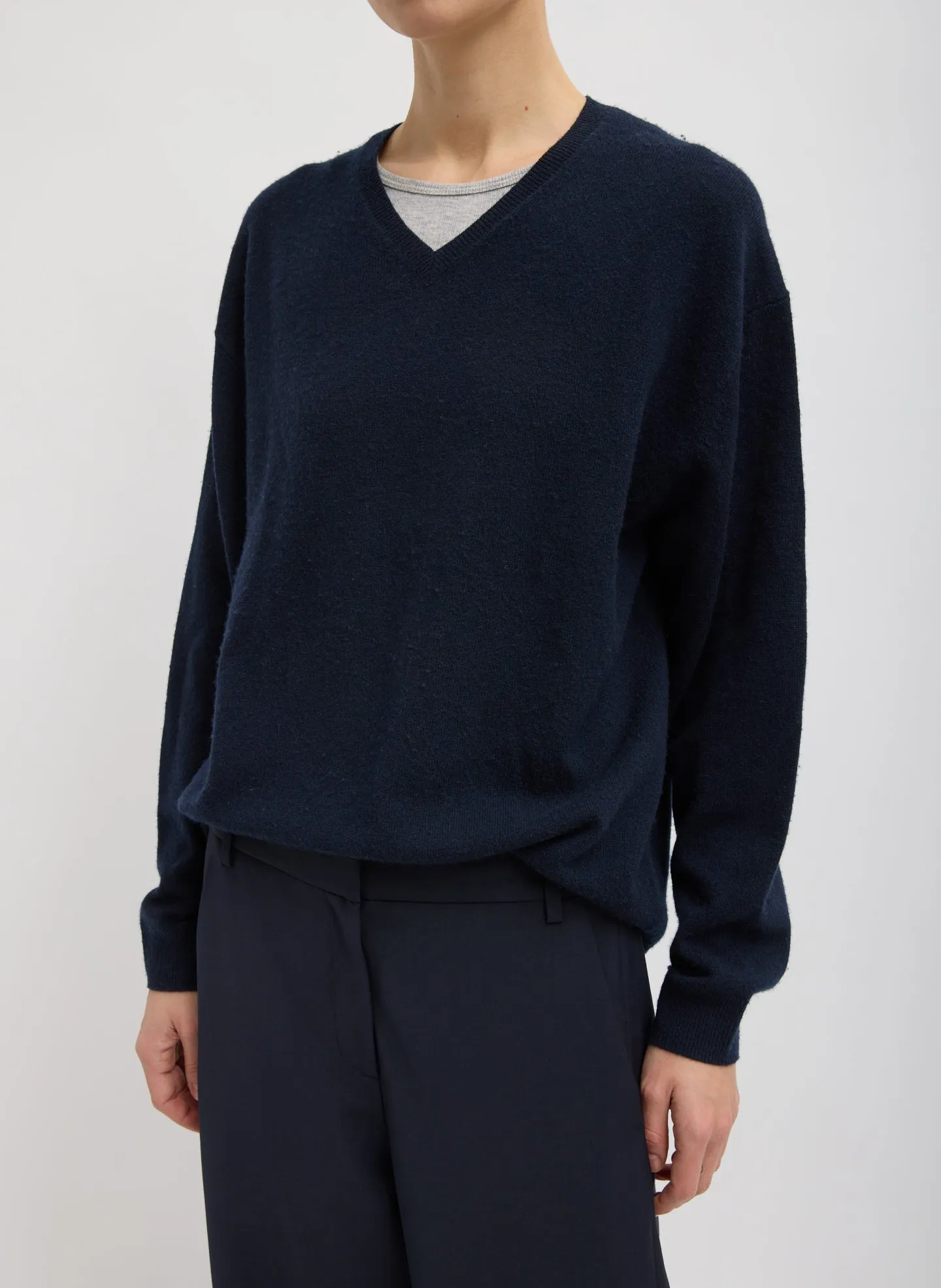 Washable Cashmere Easy V-Neck Sweater sold by Tibi