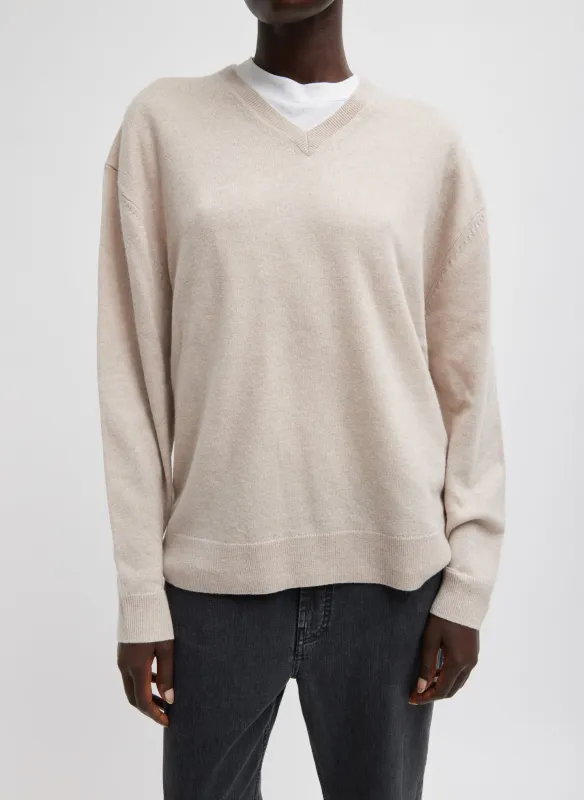 Washable Cashmere Easy V-Neck Sweater sold by Tibi