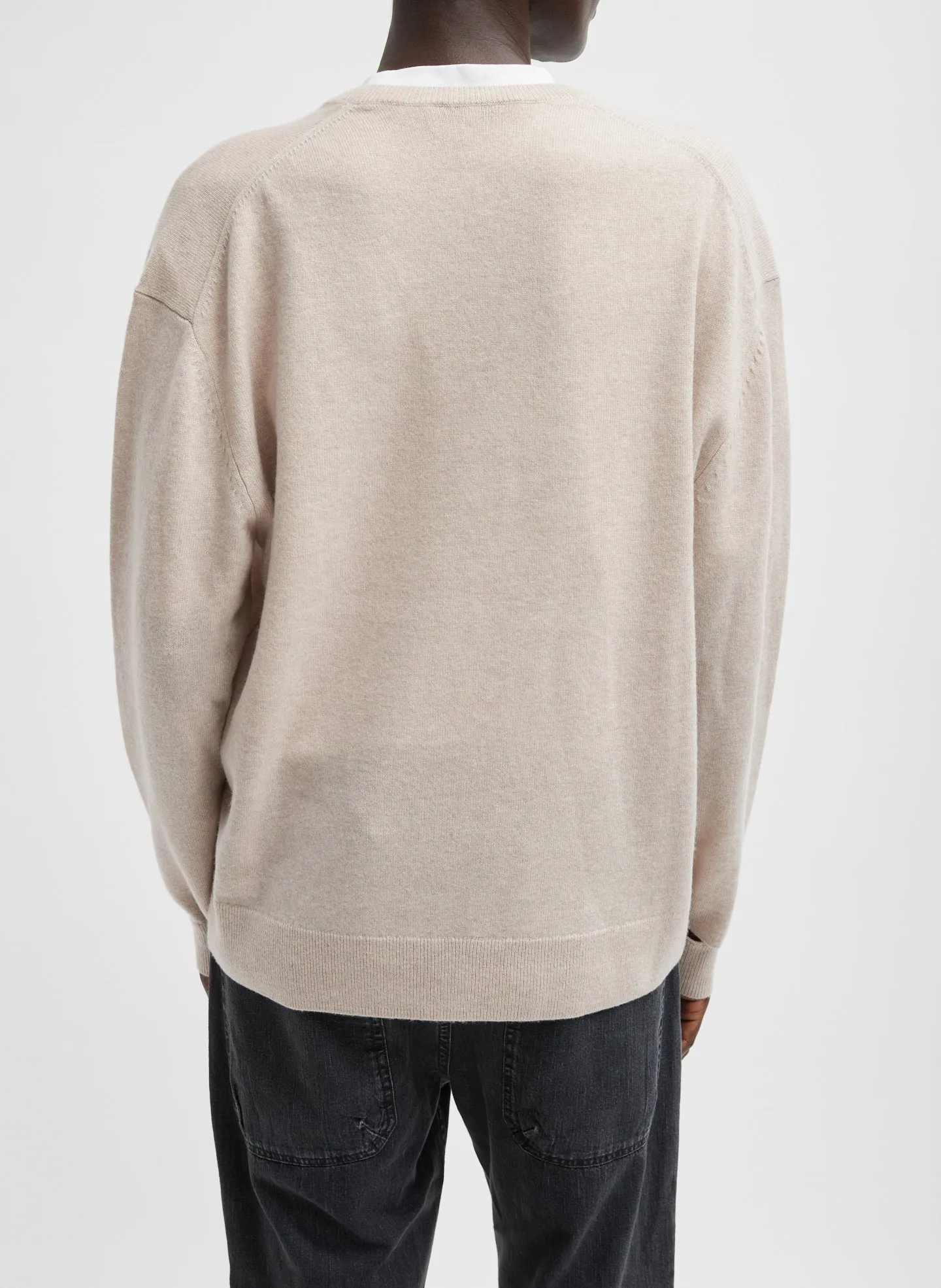 Washable Cashmere Easy V-Neck Sweater sold by Tibi product image thumbnail 5