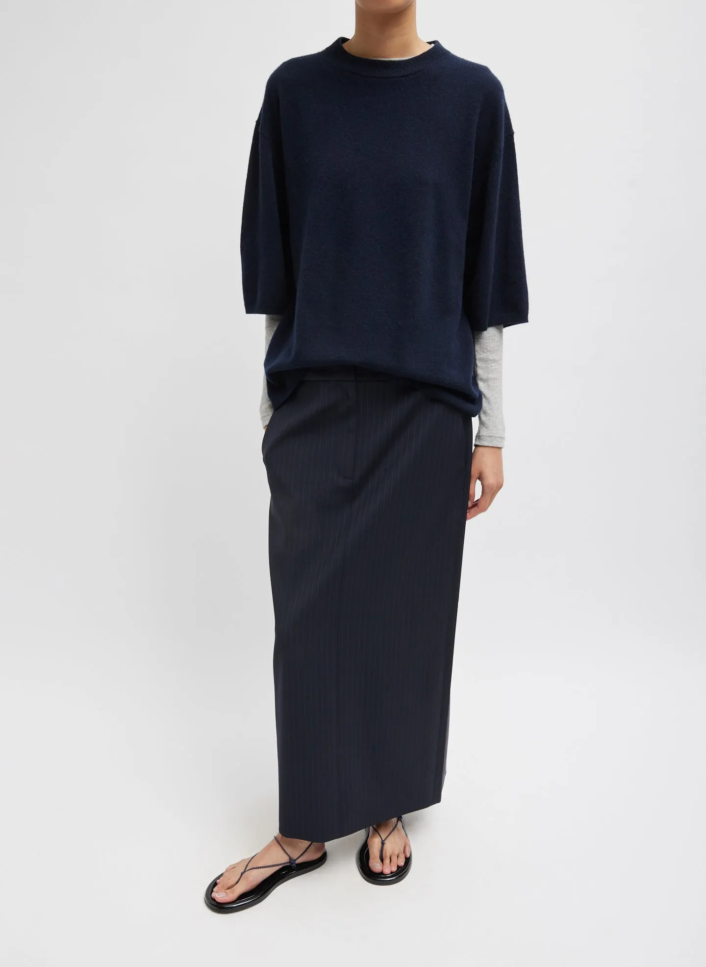 Washable Cashmere Oversized Easy T-Shirt sold by Tibi