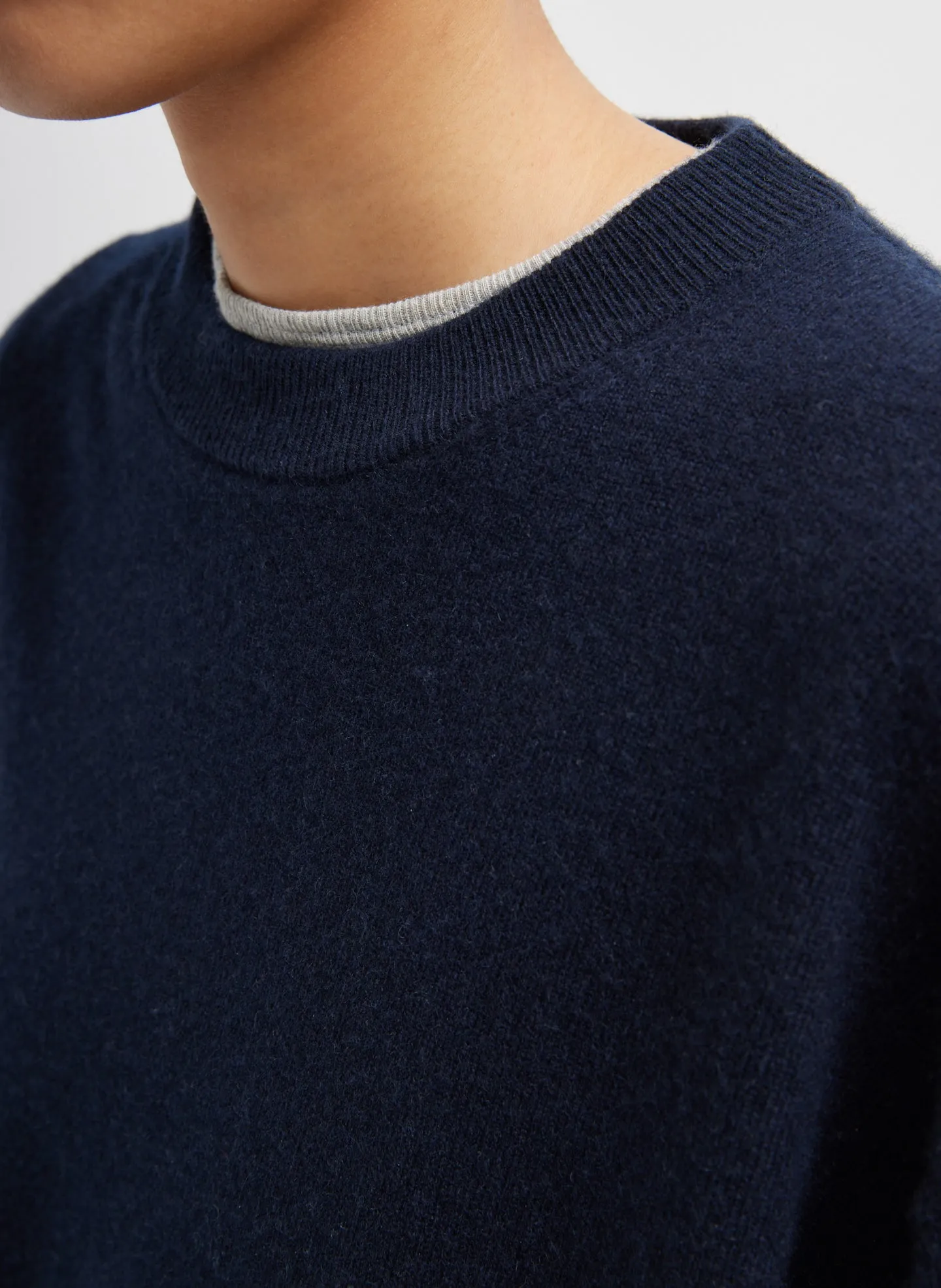 Washable Cashmere Oversized Easy T-Shirt sold by Tibi product image thumbnail 2