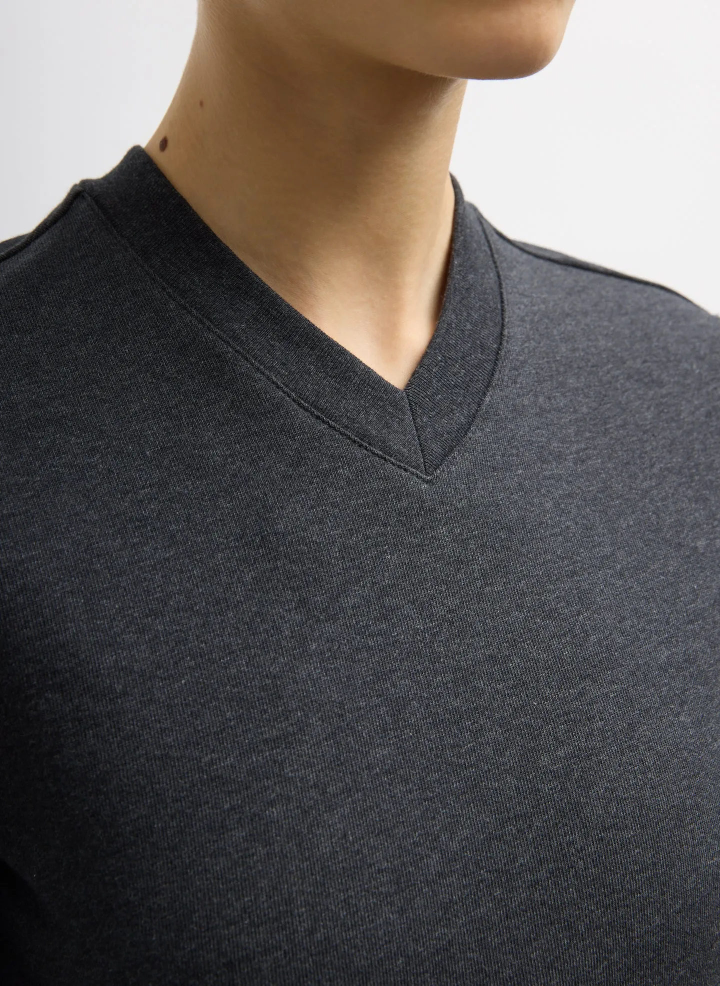 Perfect T-Shirt Shrunken V-Neck sold by Tibi product image thumbnail 5