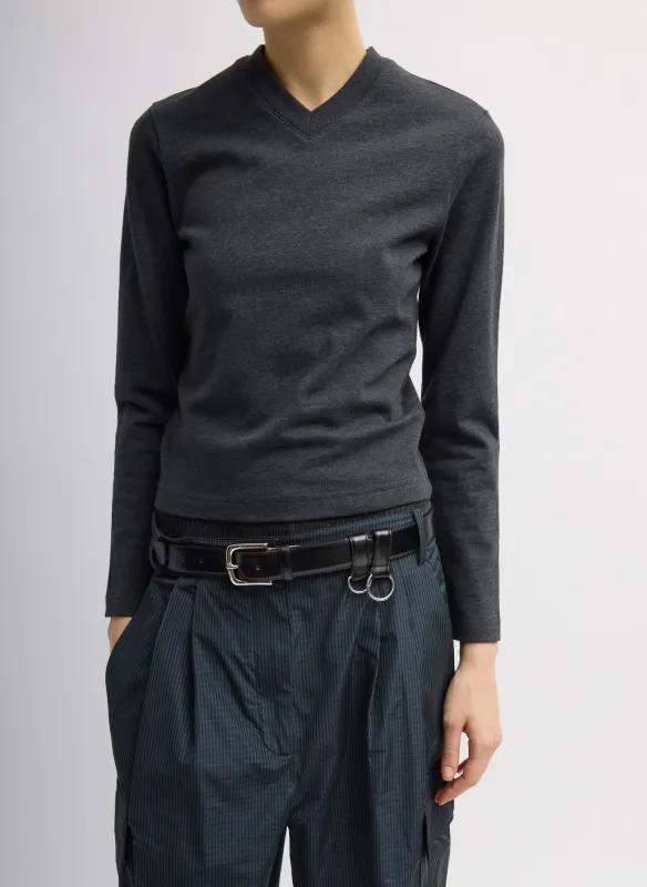 Perfect T-Shirt Shrunken V-Neck sold by Tibi