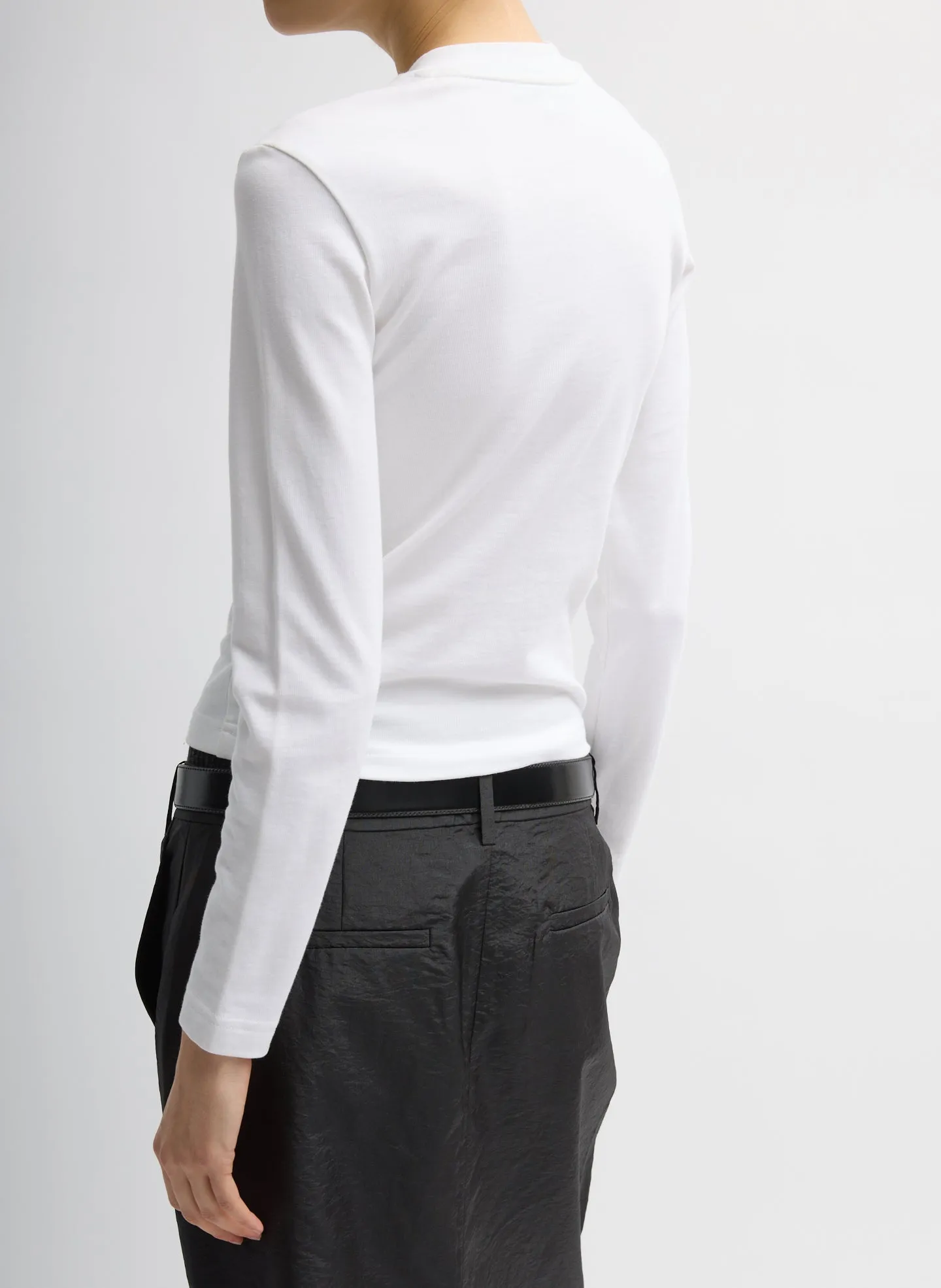 Perfect T-Shirt Shrunken V-Neck sold by Tibi product image thumbnail 2