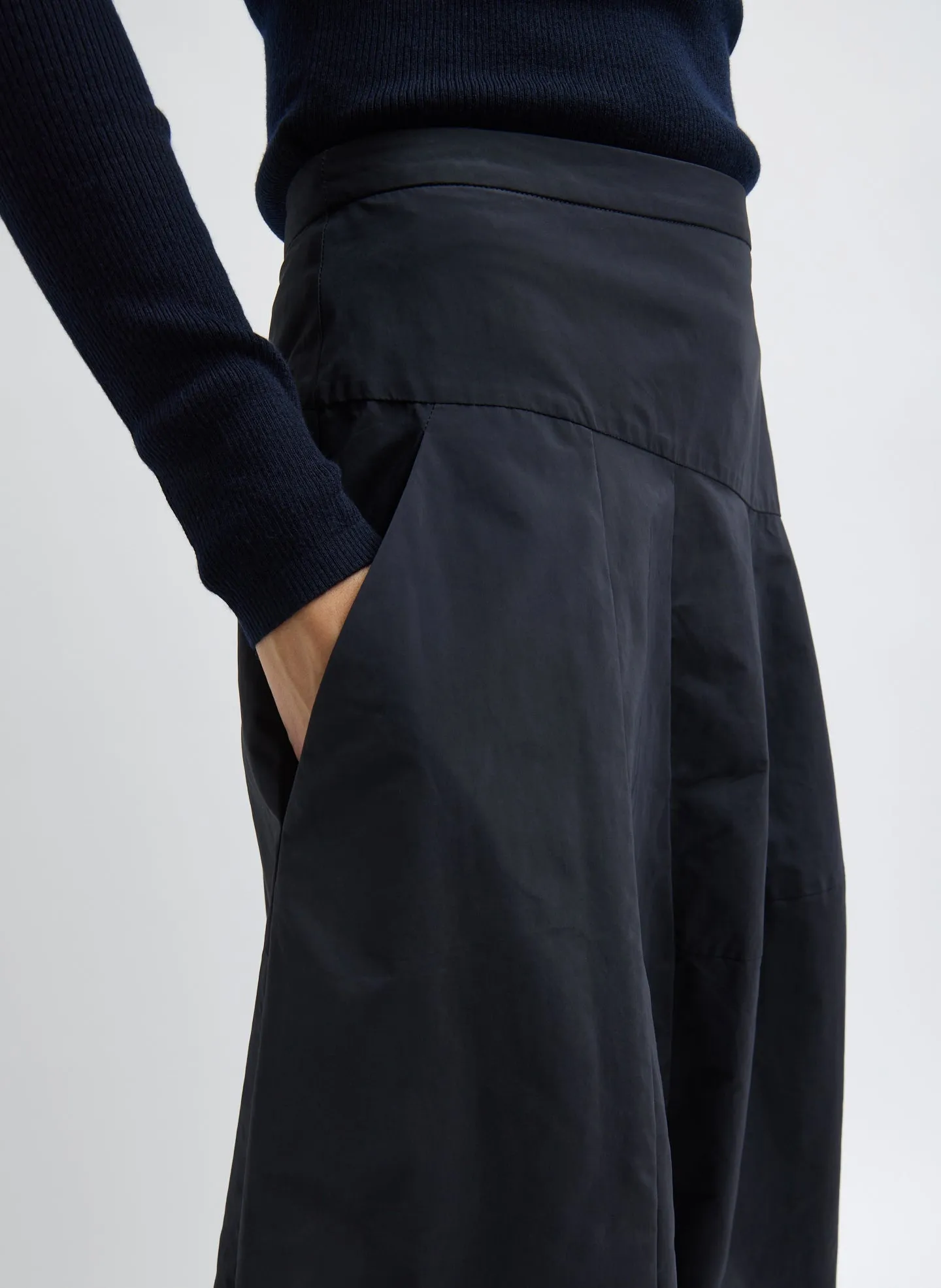 Nylon Asymmetrical Balloon Skirt sold by Tibi product image thumbnail 4