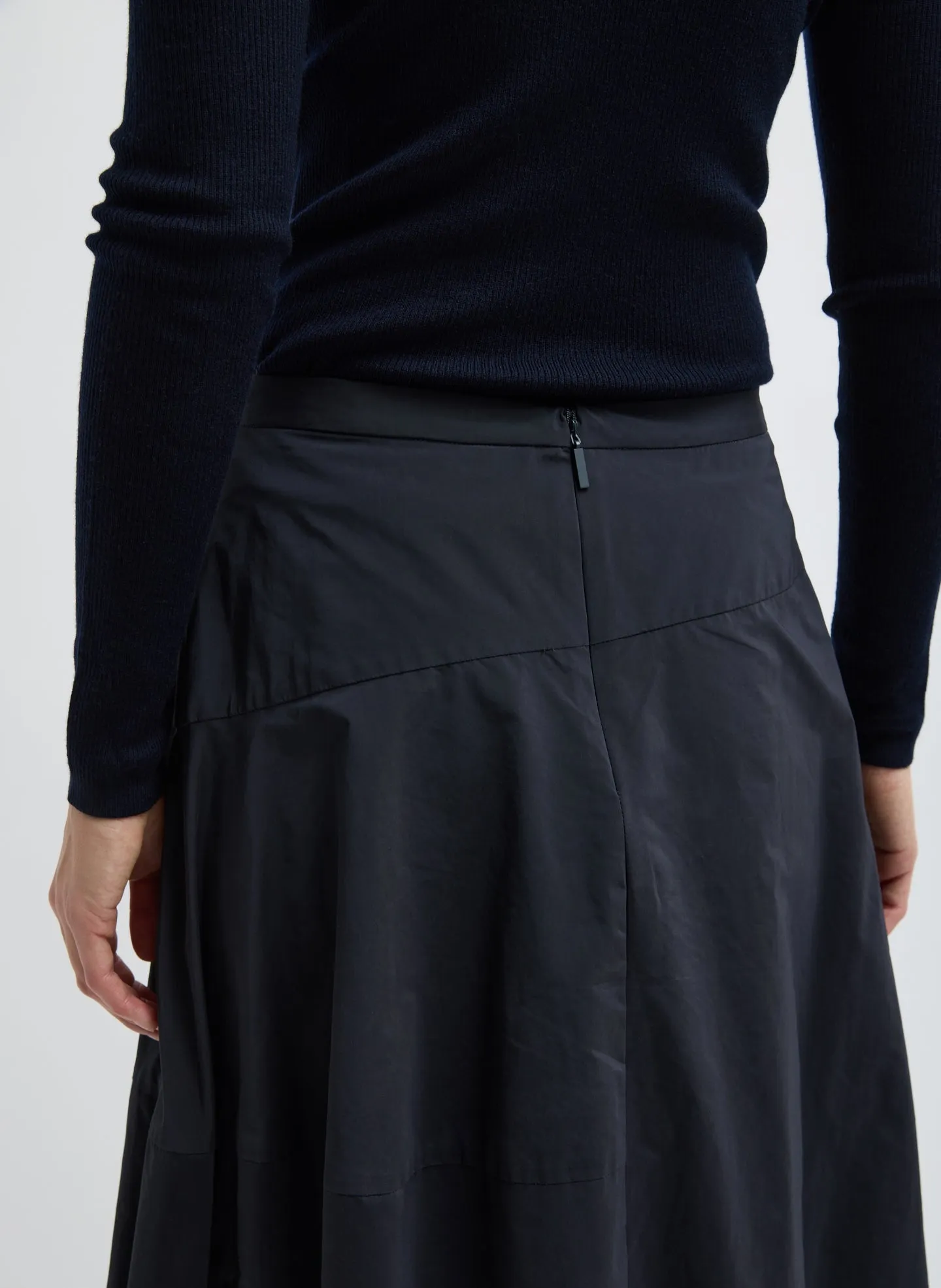 Nylon Asymmetrical Balloon Skirt sold by Tibi product image thumbnail 5
