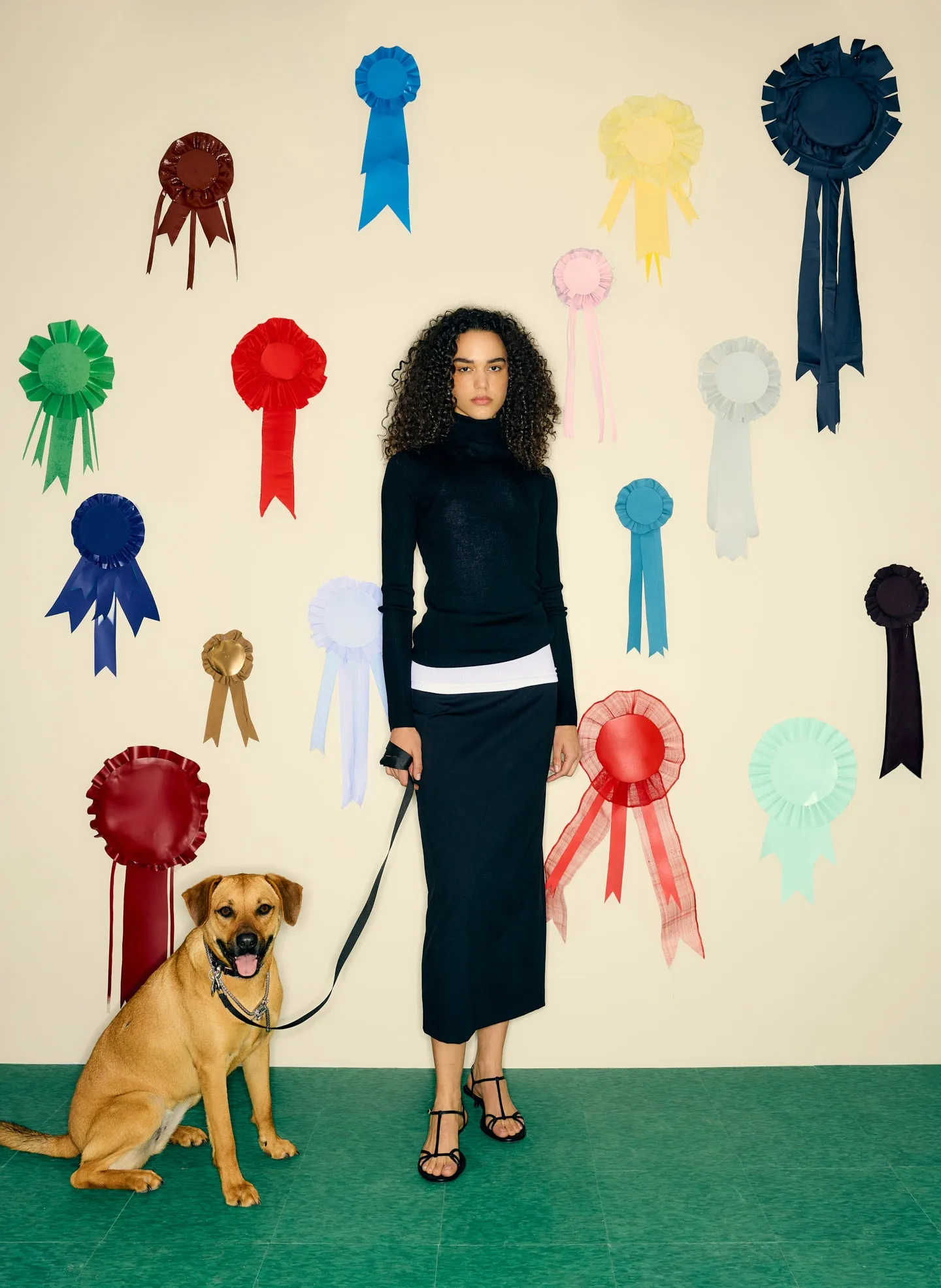 Featherweight Ribbed Sweater Turtleneck Pullover sold by Tibi product image thumbnail 2