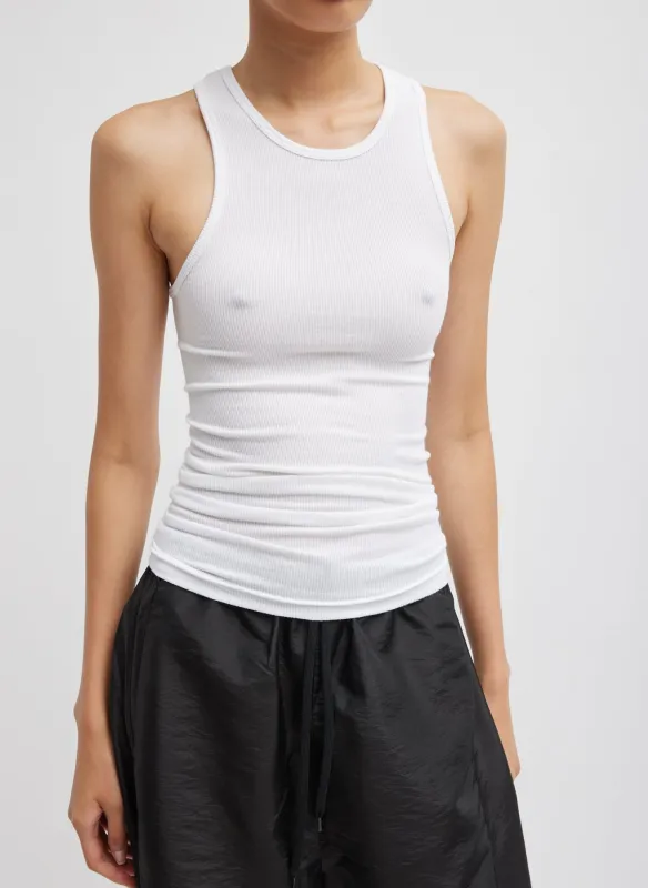 Circular Fine Rib T-Shirt Tank sold by Tibi