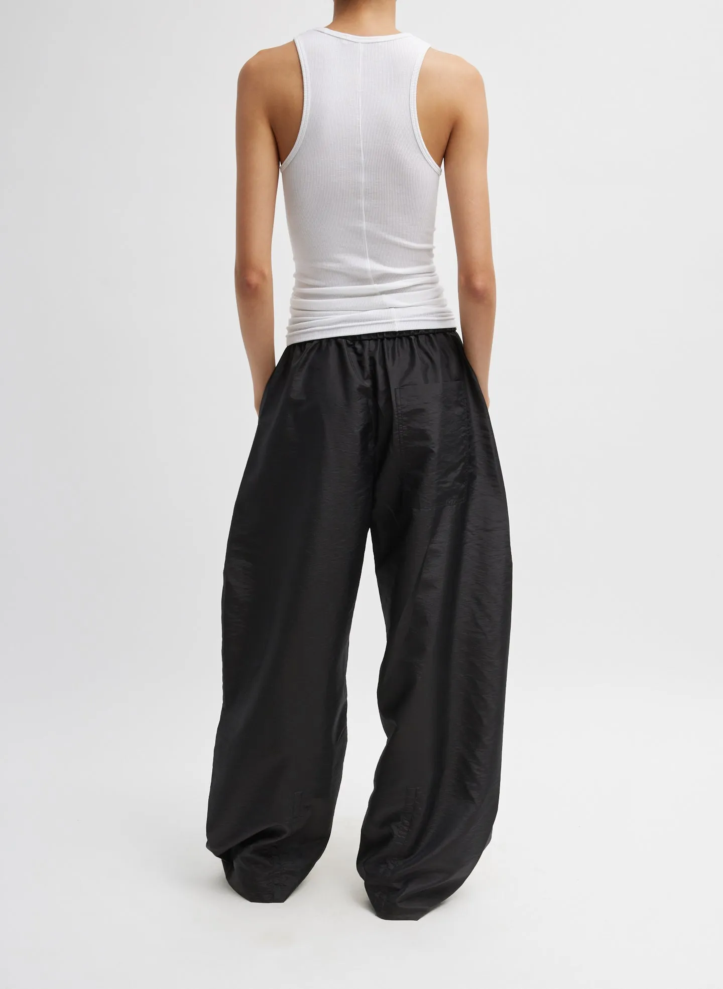 Circular Fine Rib T-Shirt Tank sold by Tibi product image thumbnail 3