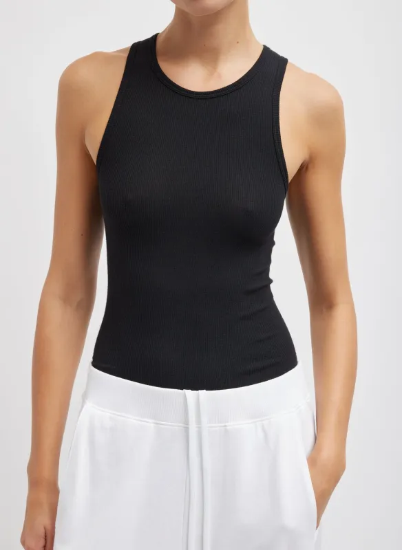 Circular Fine Rib T-Shirt Tank sold by Tibi