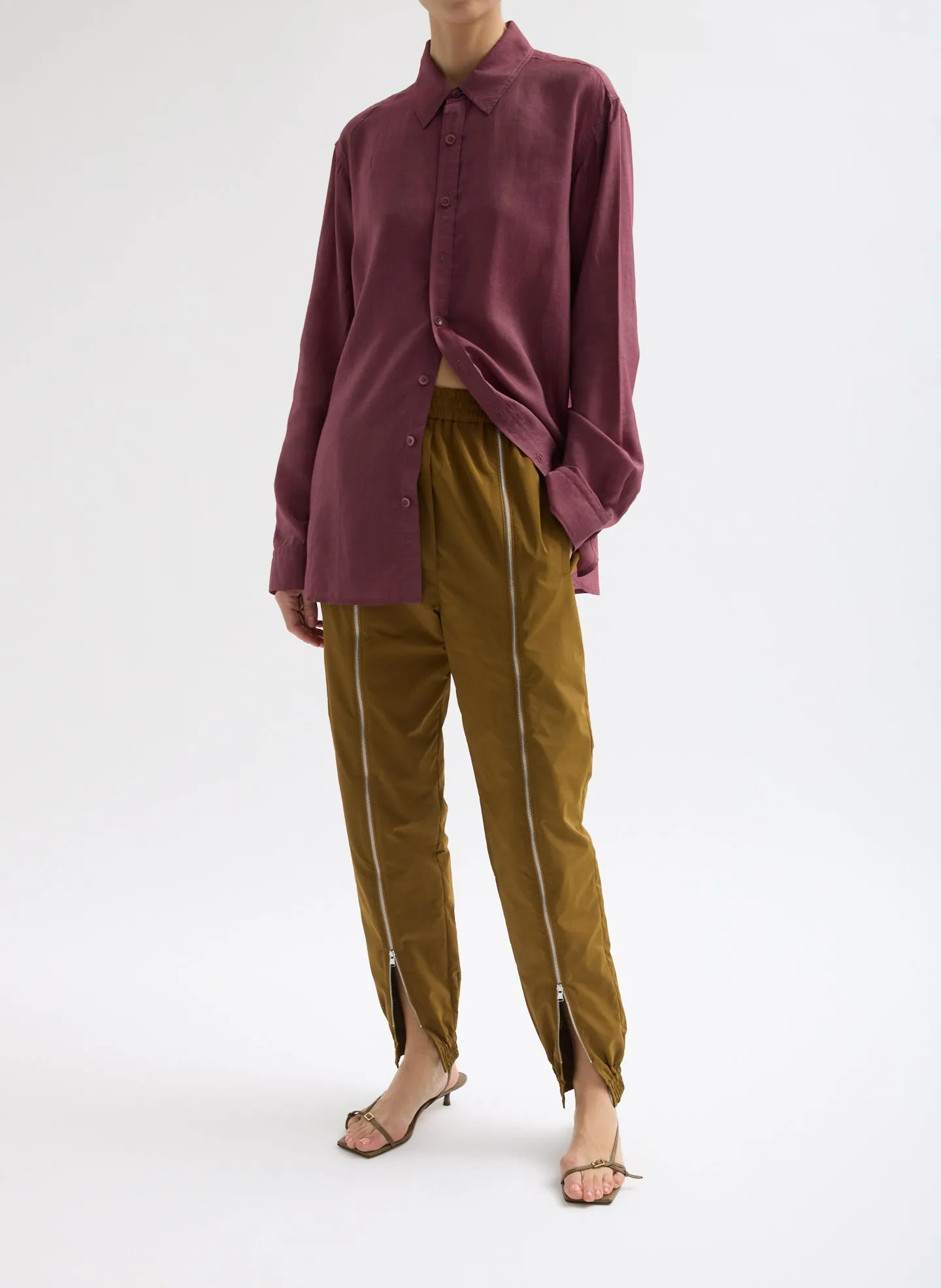 Nylon Zipper Jogger sold by Tibi