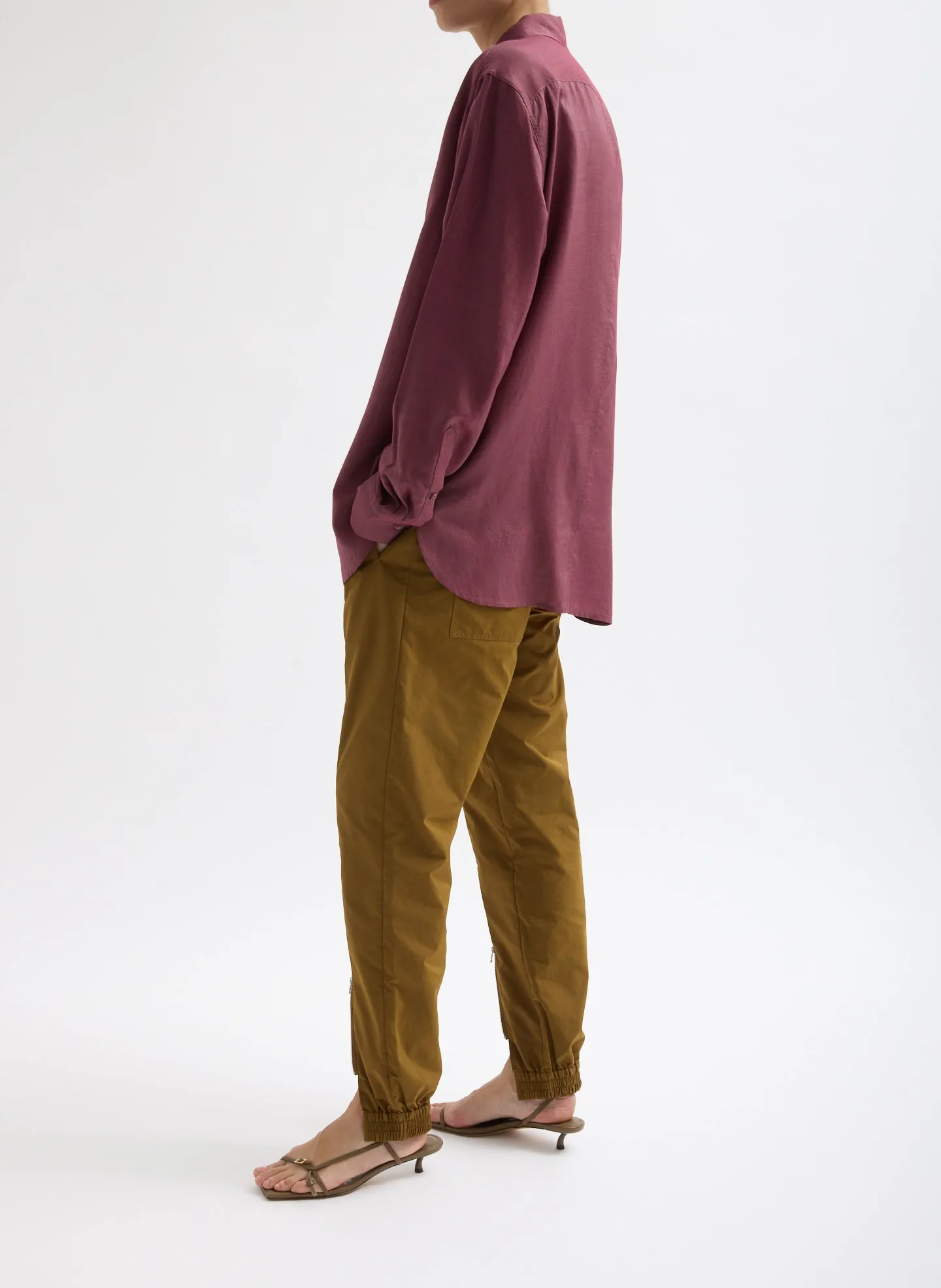 Nylon Zipper Jogger sold by Tibi product image thumbnail 4