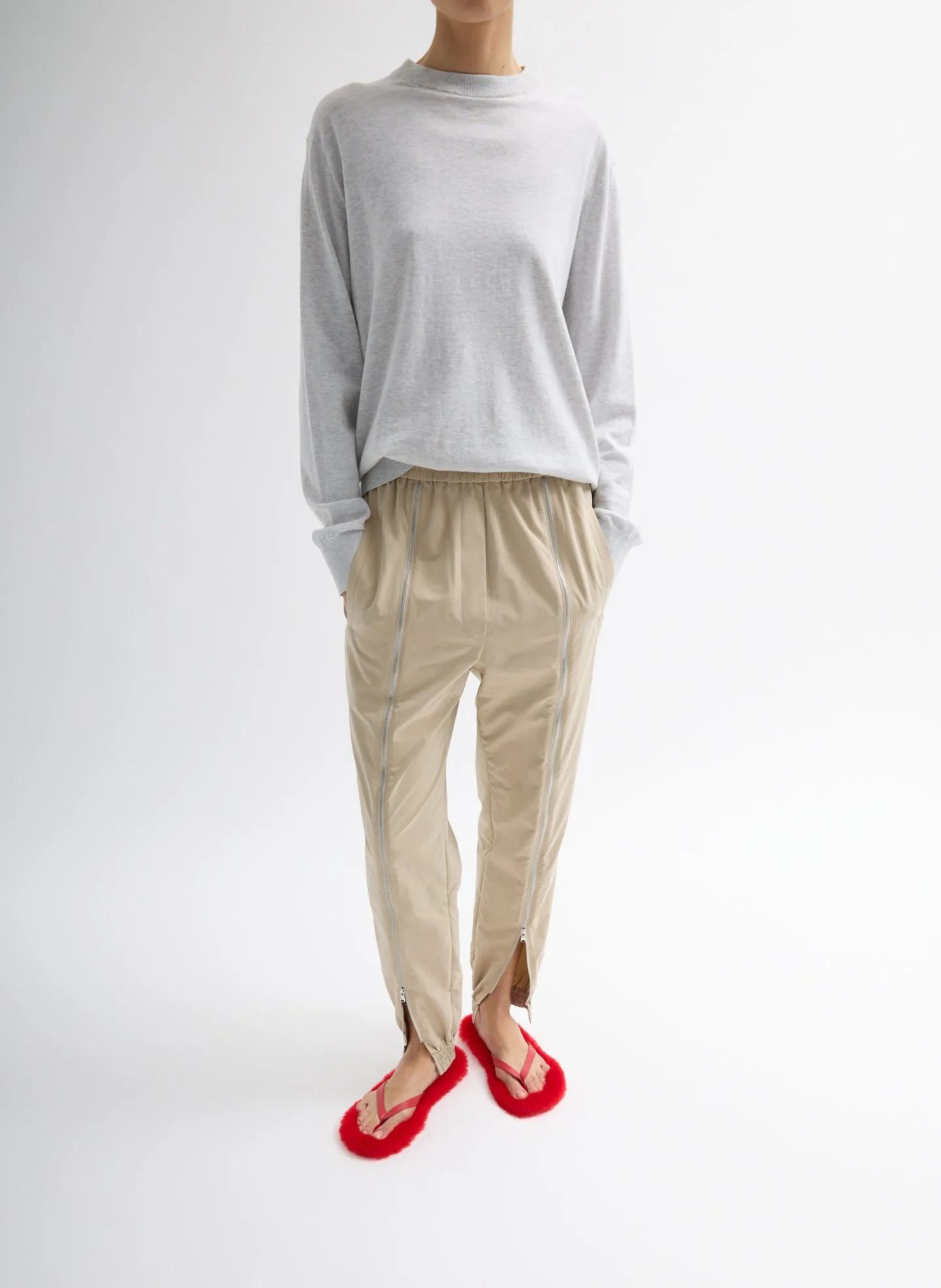 Nylon Zipper Jogger sold by Tibi product image thumbnail 3