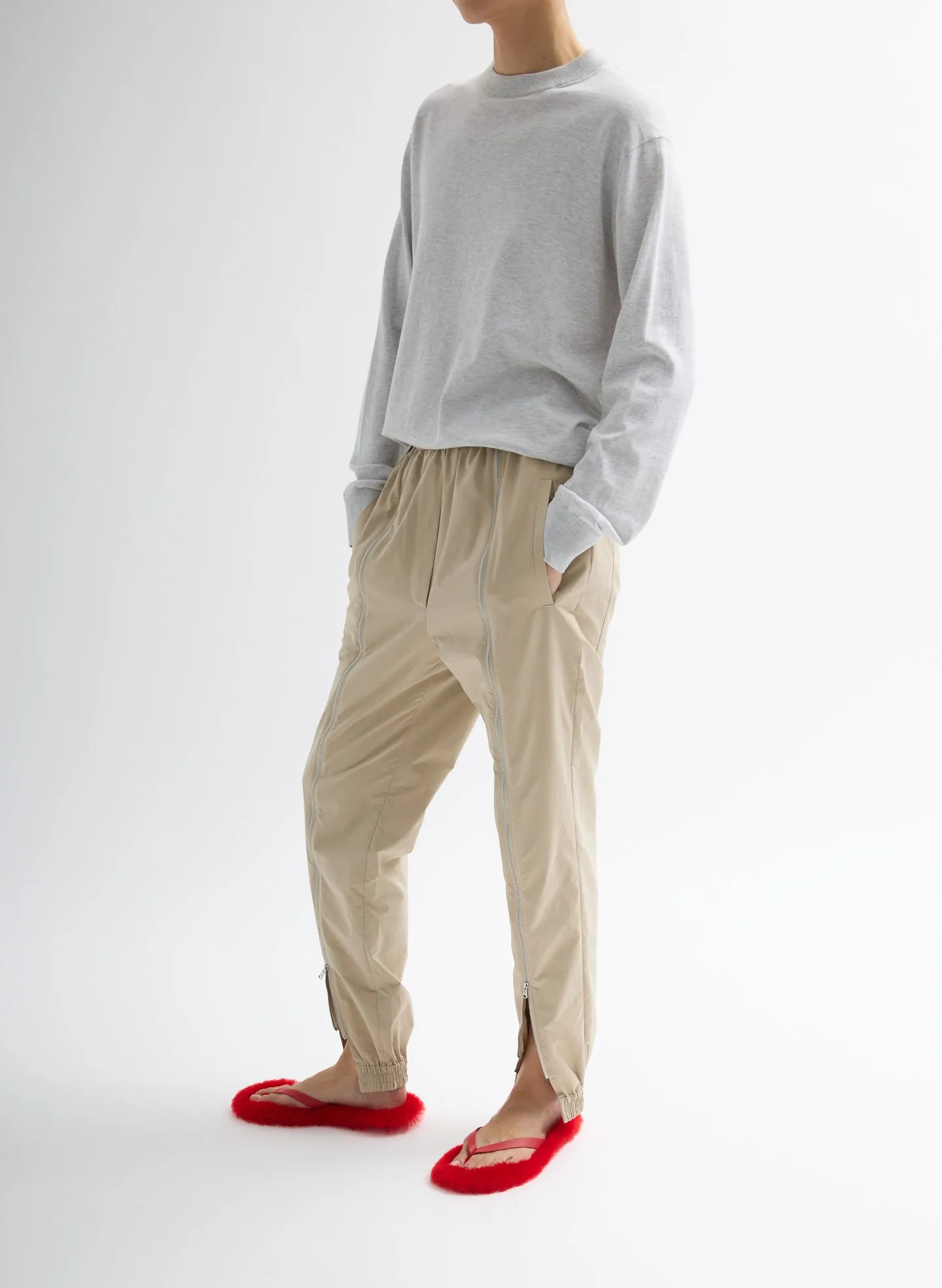 Nylon Zipper Jogger sold by Tibi product image thumbnail 4