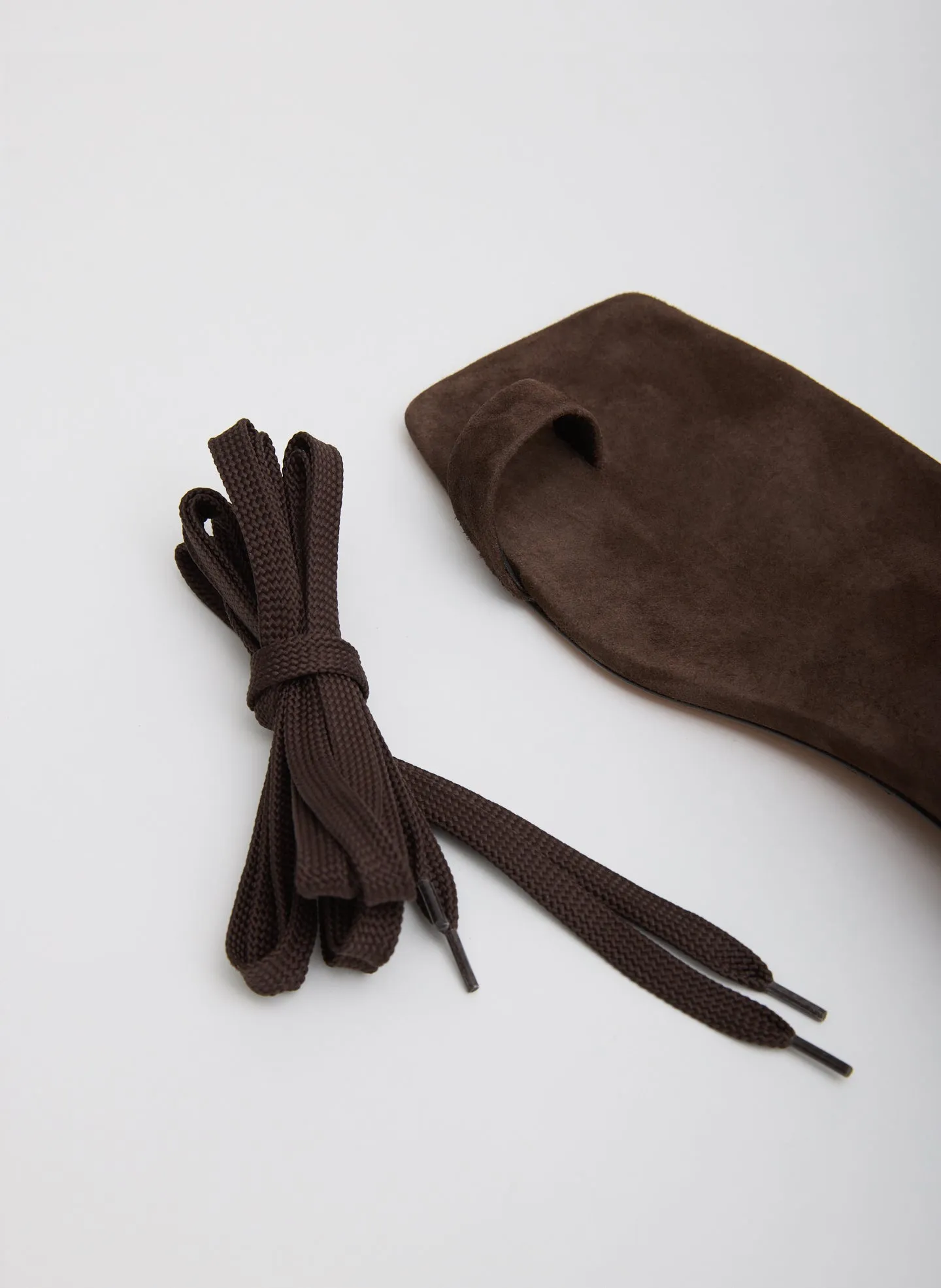 Ali Lace-Up Short Suede Sandal sold by Tibi product image thumbnail 4