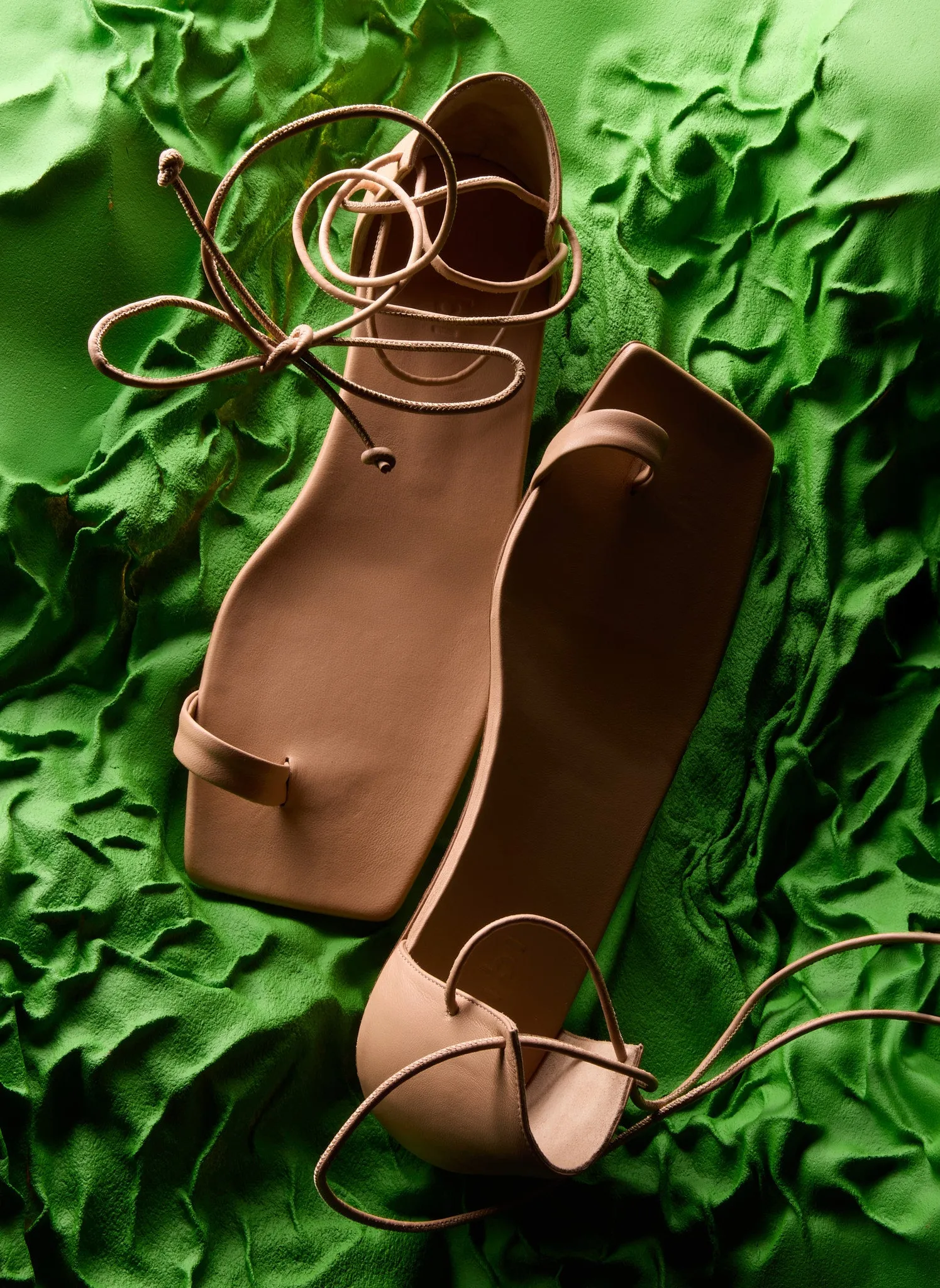 Ali Lace-Up Short Sandal sold by Tibi product image thumbnail 3