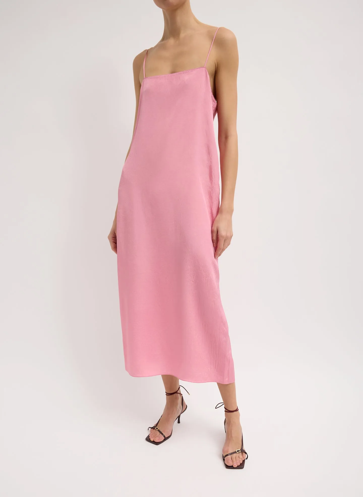 Summer Acetate Crinkle Slip Dress sold by Tibi product image thumbnail 2