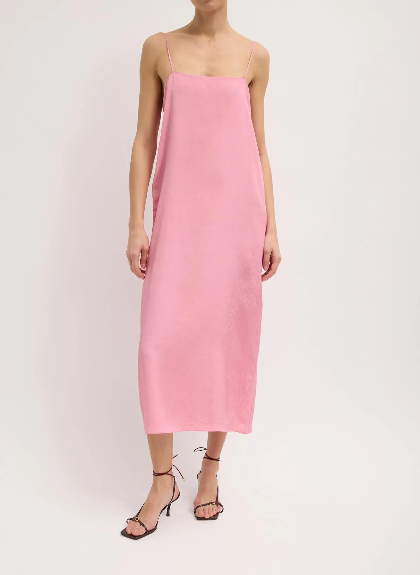 Summer Acetate Crinkle Slip Dress sold by Tibi