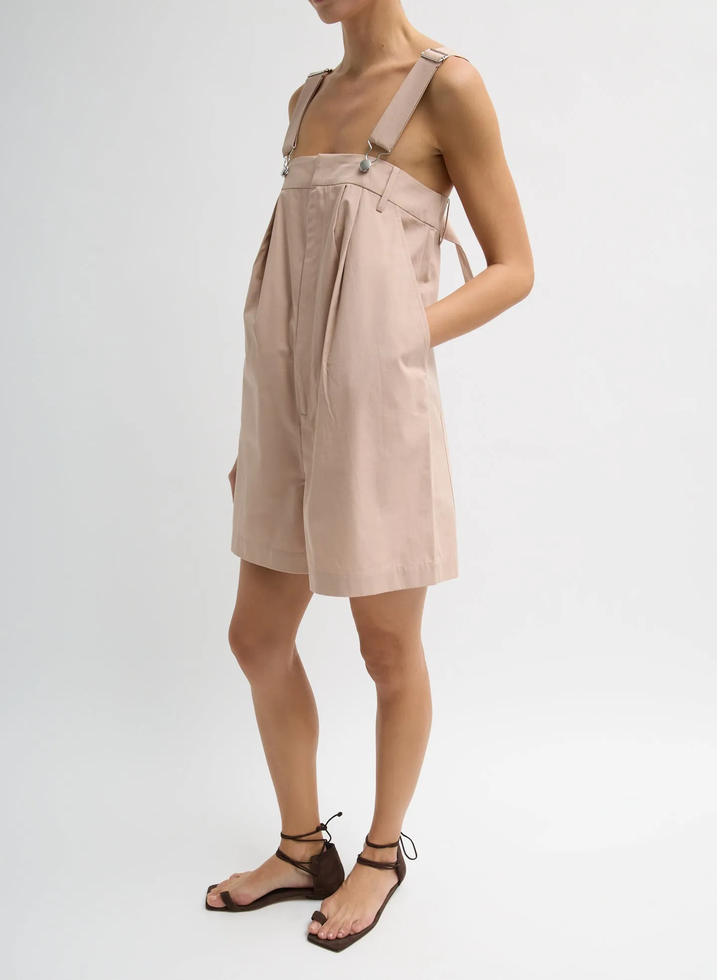 Bio Twill Overall Short sold by Tibi product image thumbnail 3