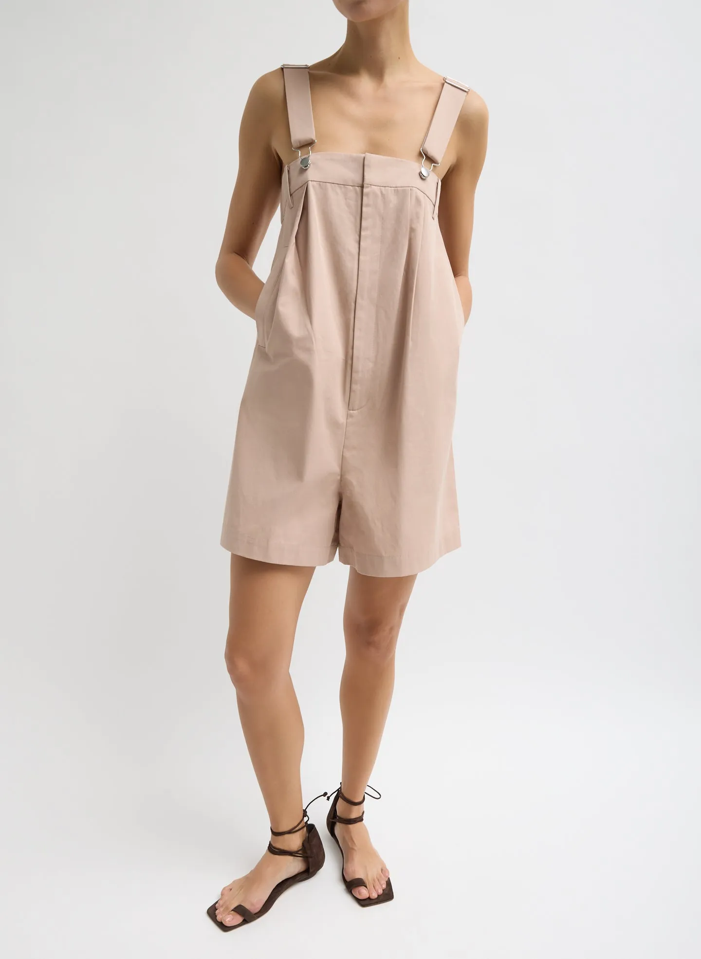 Bio Twill Overall Short sold by Tibi