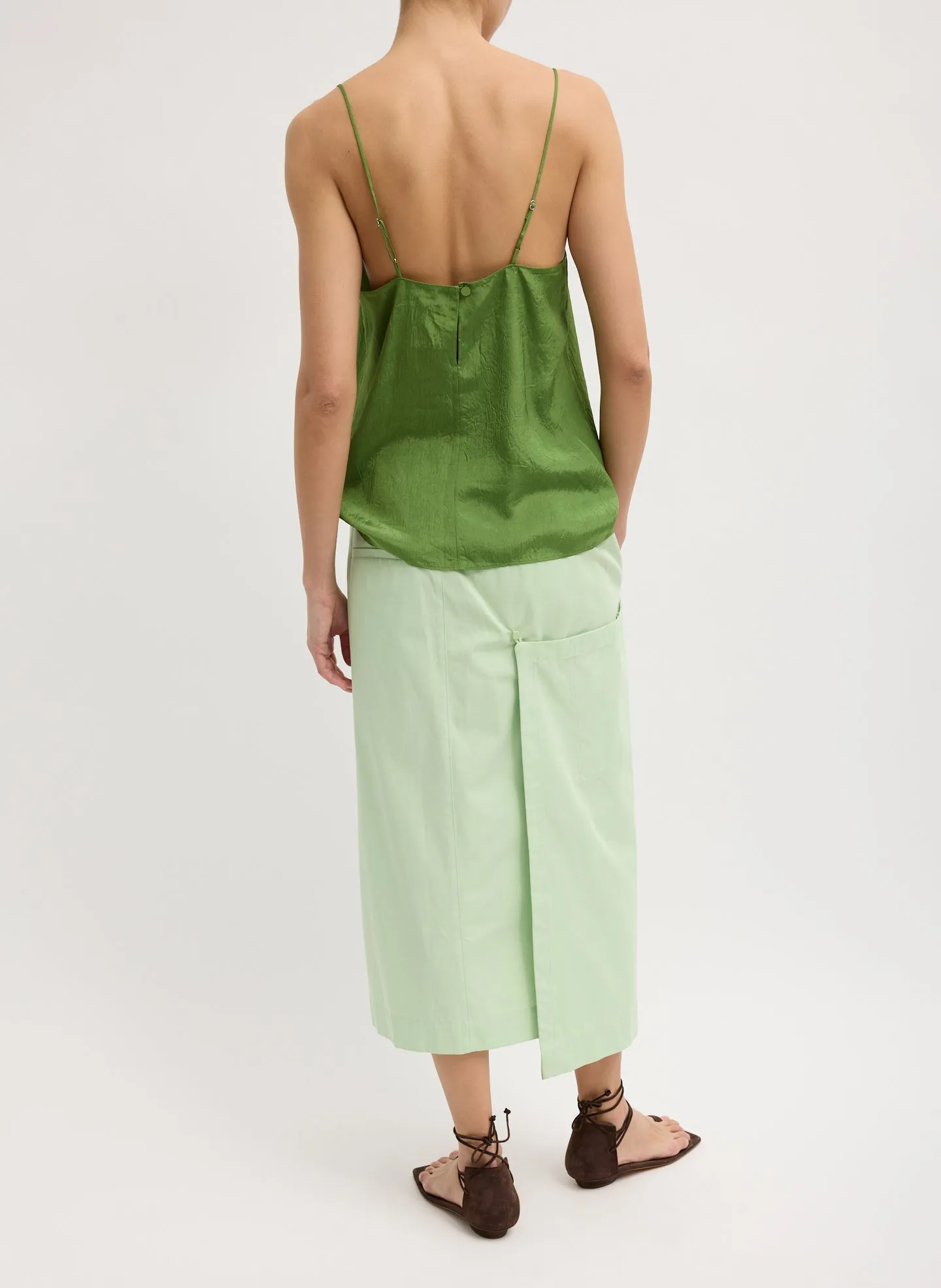Summer Acetate Crinkle Cami sold by Tibi product image thumbnail 4