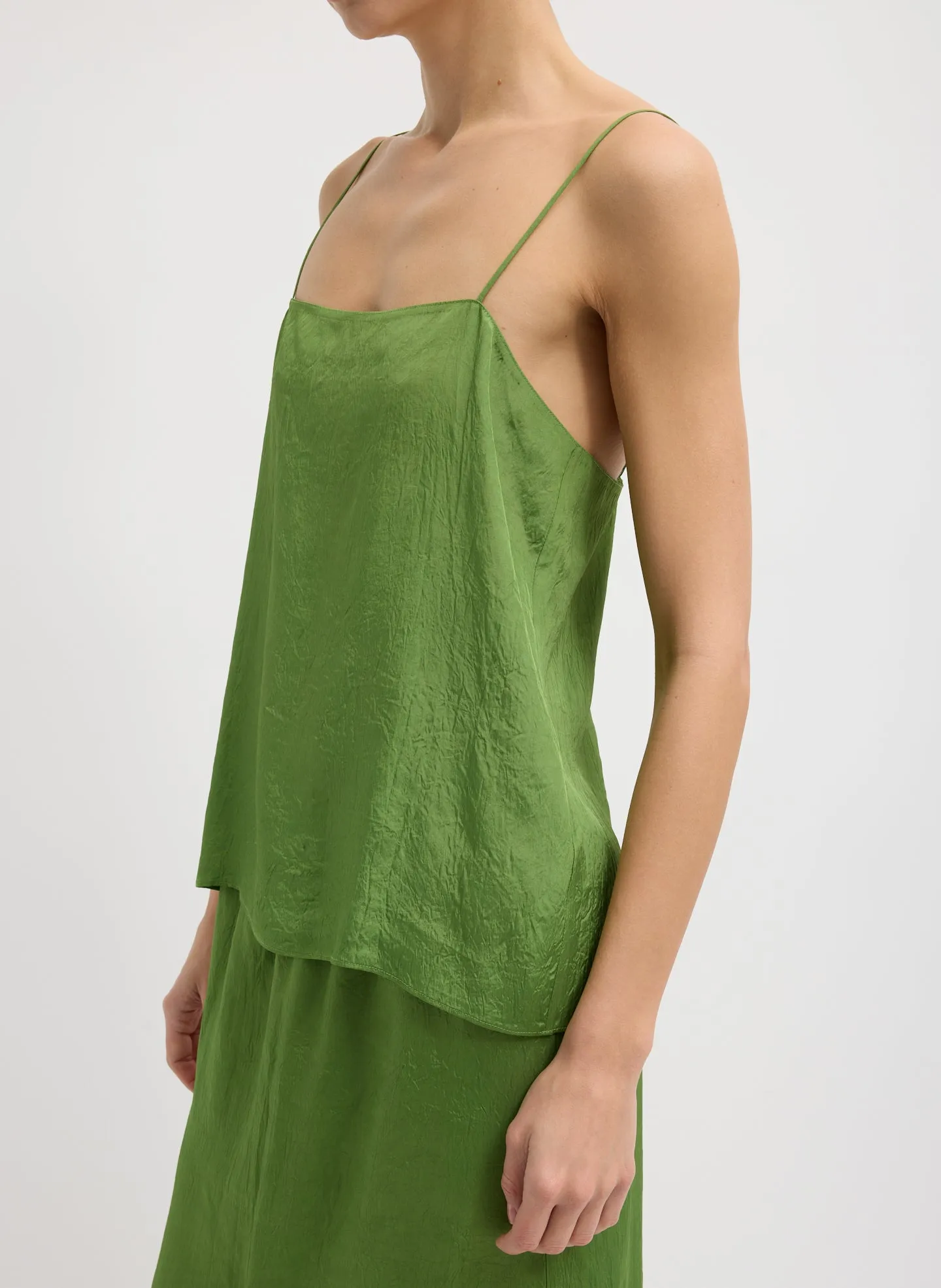 Summer Acetate Crinkle Cami sold by Tibi product image thumbnail 5