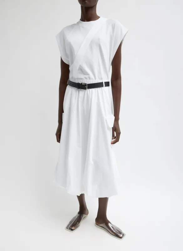 Eco Poplin Pull On Bubble Skirt sold by Tibi